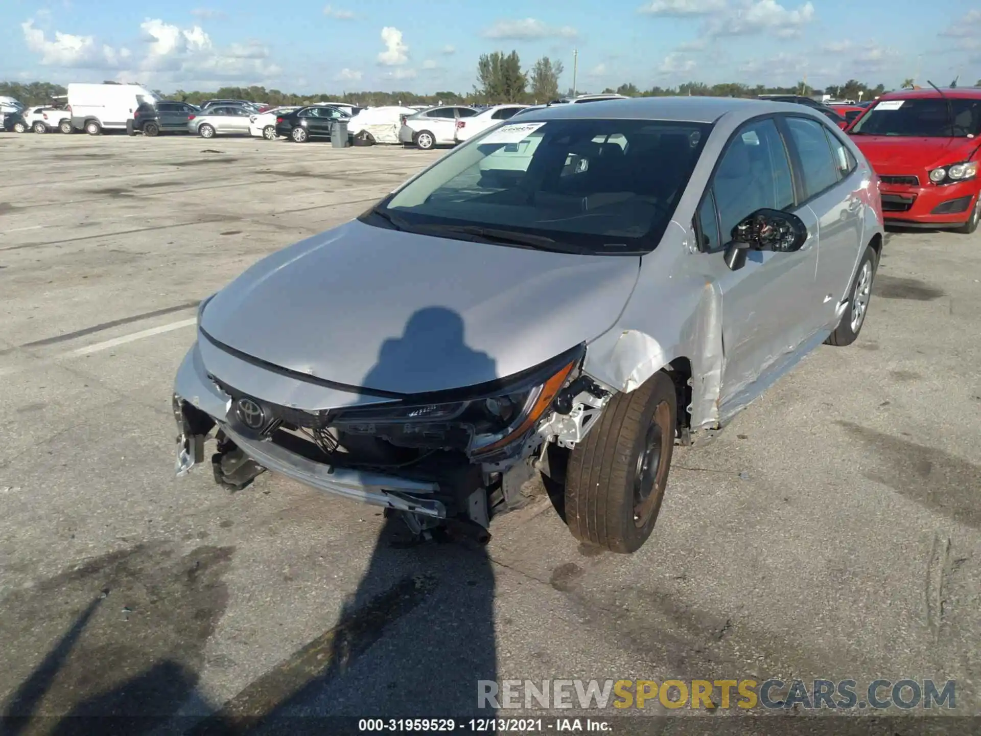 6 Photograph of a damaged car 5YFEPMAE3MP170321 TOYOTA COROLLA 2021