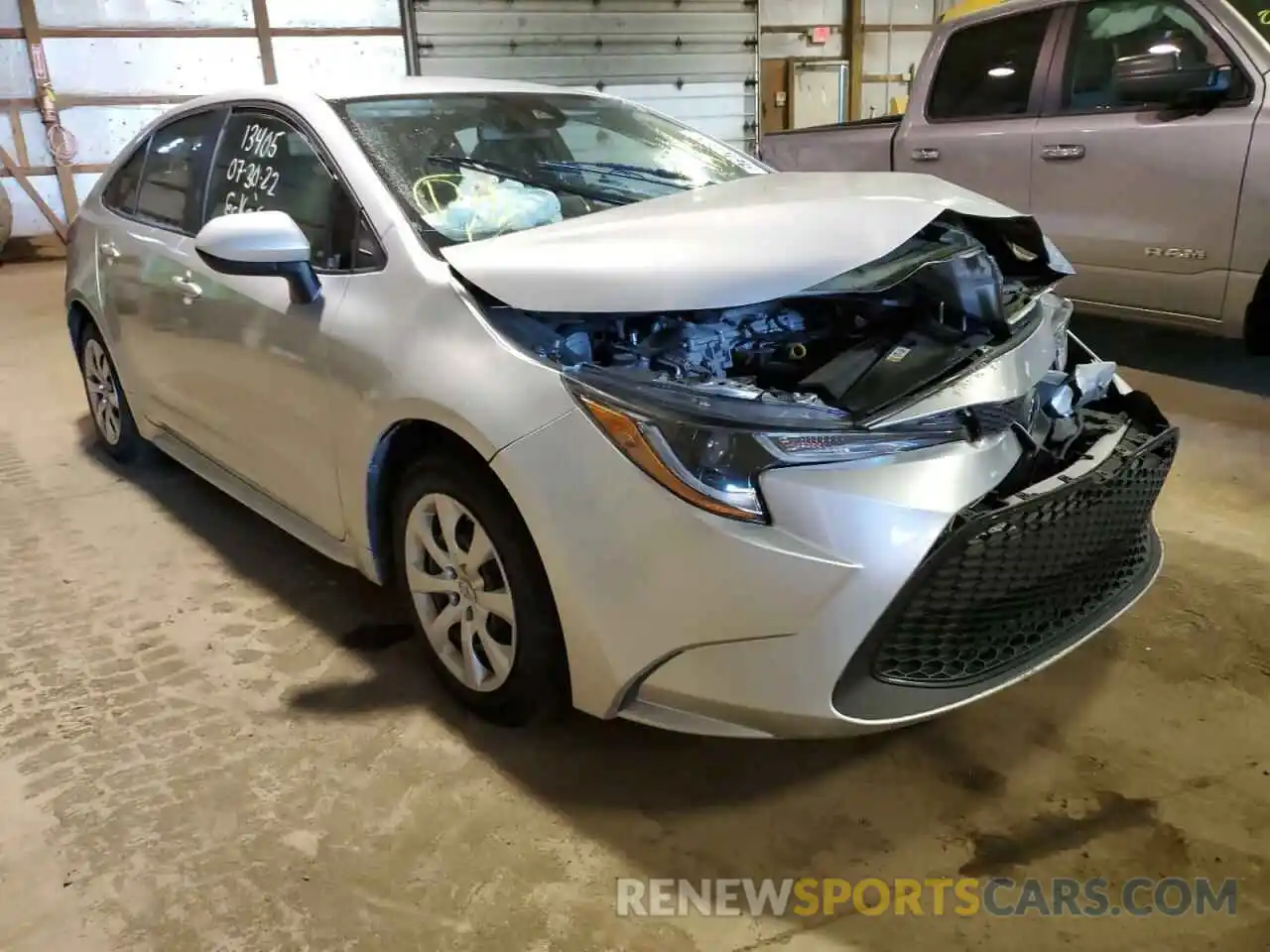 1 Photograph of a damaged car 5YFEPMAE3MP170772 TOYOTA COROLLA 2021