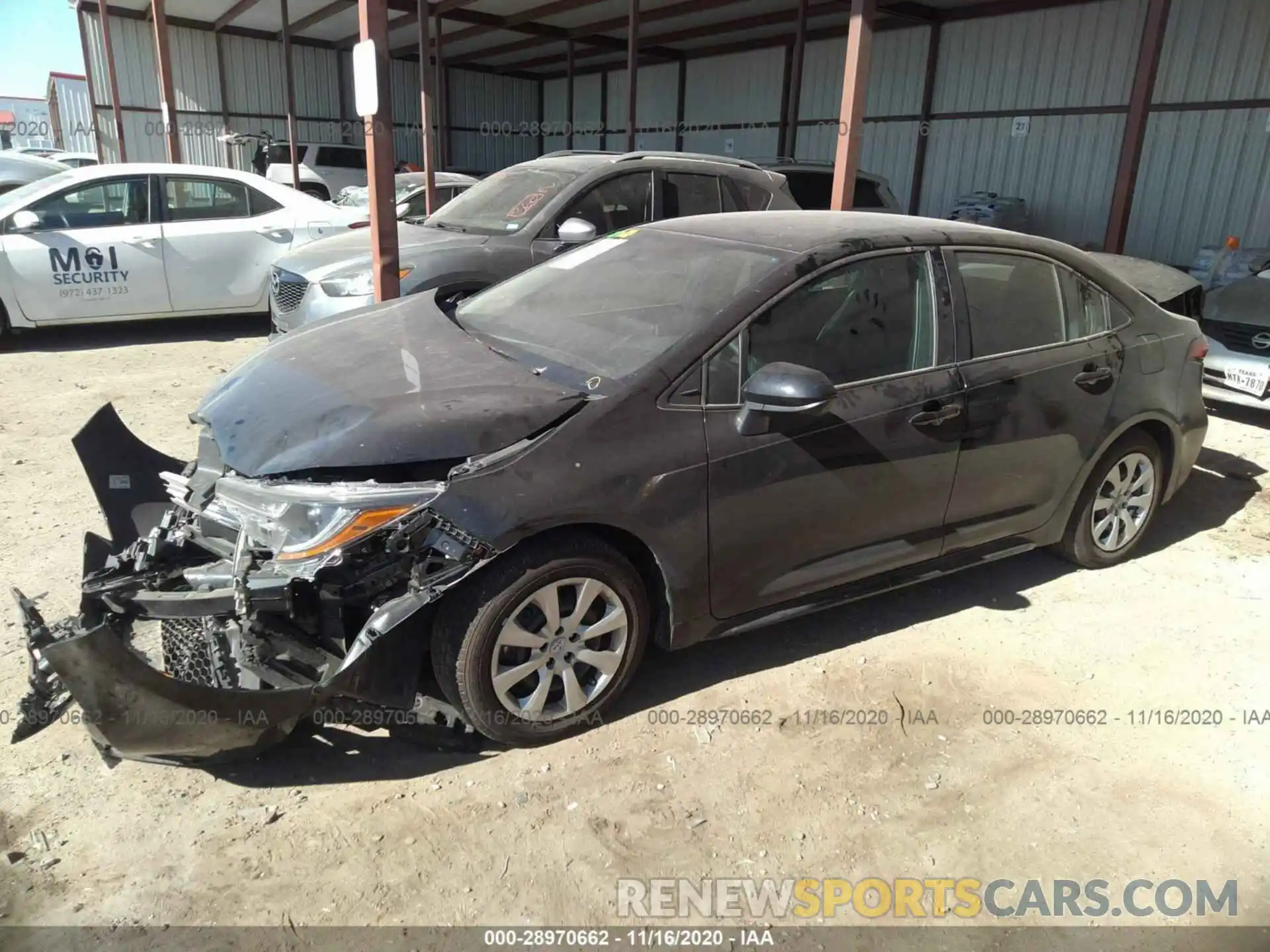 2 Photograph of a damaged car 5YFEPMAE3MP170805 TOYOTA COROLLA 2021