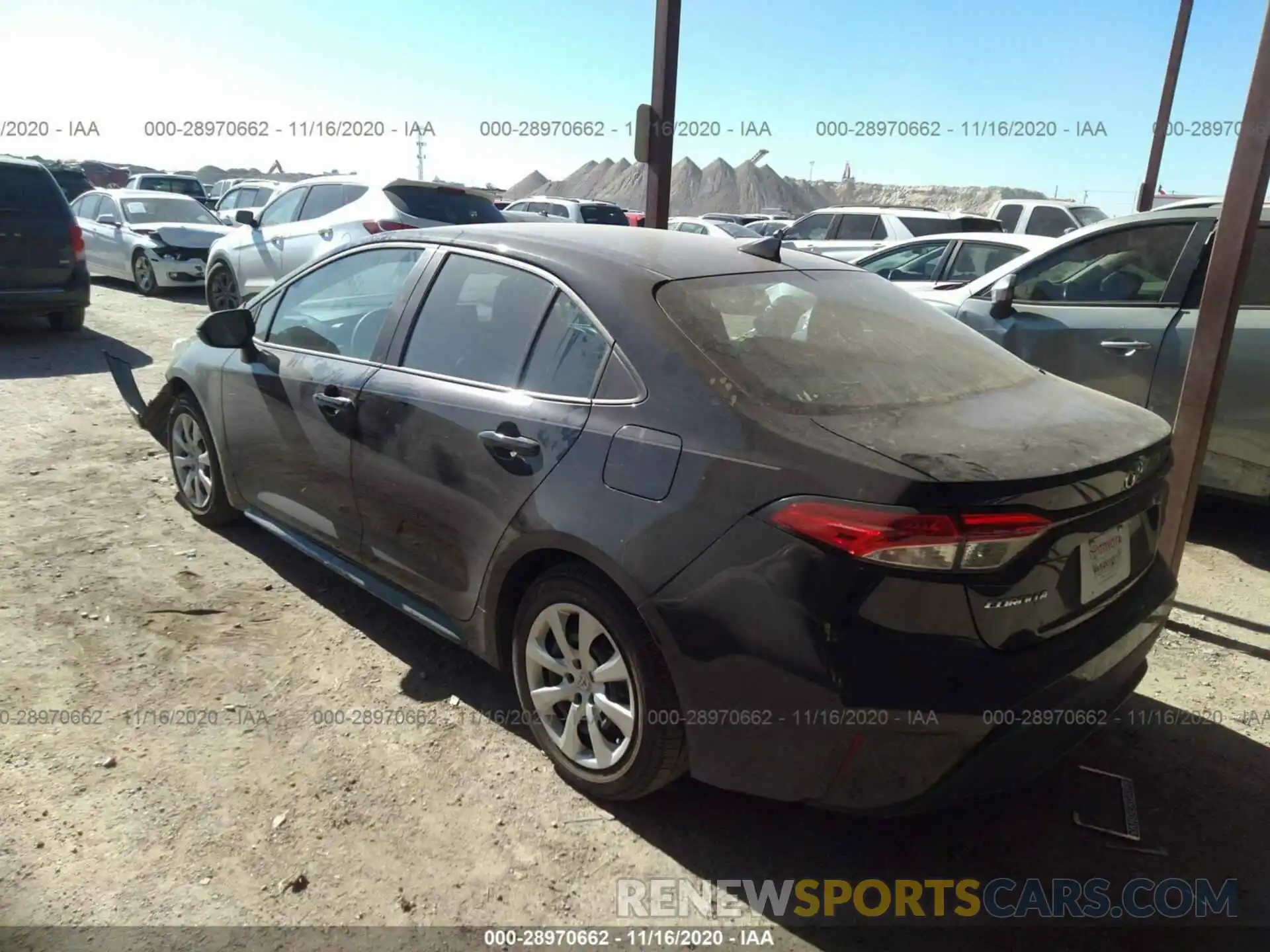 3 Photograph of a damaged car 5YFEPMAE3MP170805 TOYOTA COROLLA 2021