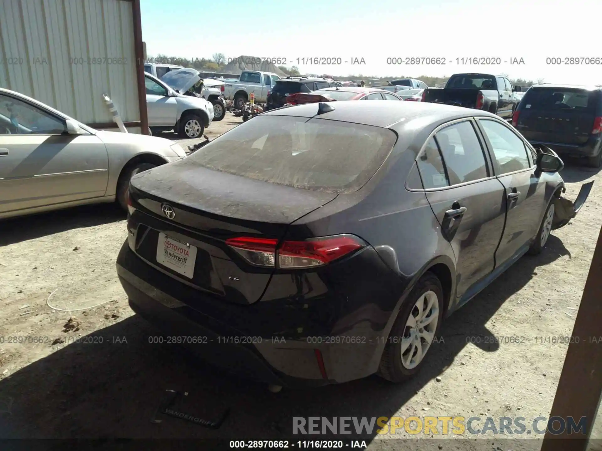 4 Photograph of a damaged car 5YFEPMAE3MP170805 TOYOTA COROLLA 2021