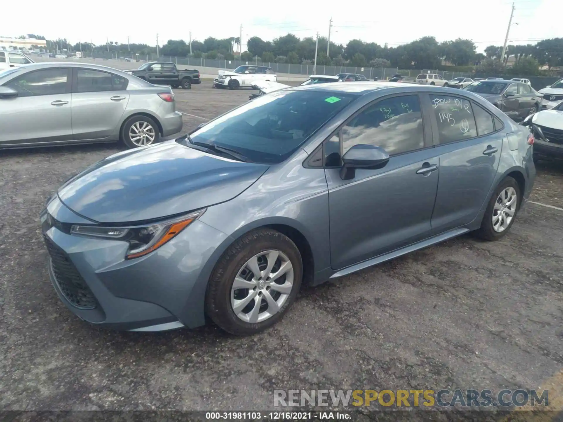 2 Photograph of a damaged car 5YFEPMAE3MP171145 TOYOTA COROLLA 2021