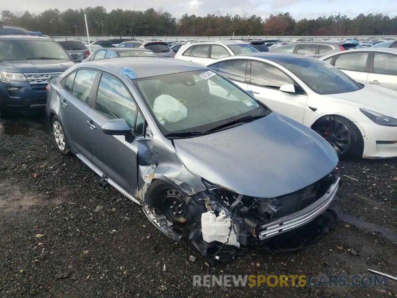 1 Photograph of a damaged car 5YFEPMAE3MP172831 TOYOTA COROLLA 2021