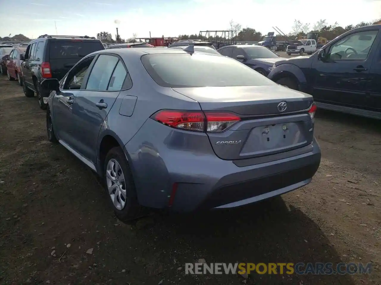 3 Photograph of a damaged car 5YFEPMAE3MP172831 TOYOTA COROLLA 2021