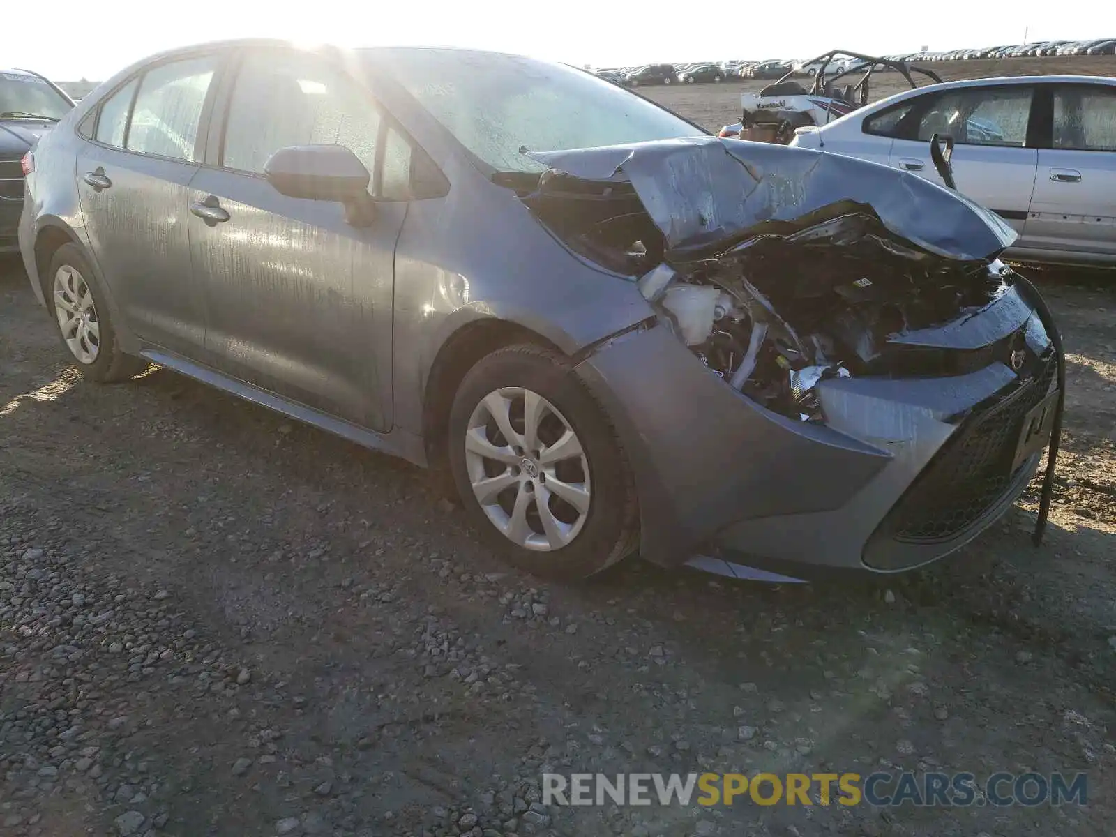 1 Photograph of a damaged car 5YFEPMAE3MP173610 TOYOTA COROLLA 2021