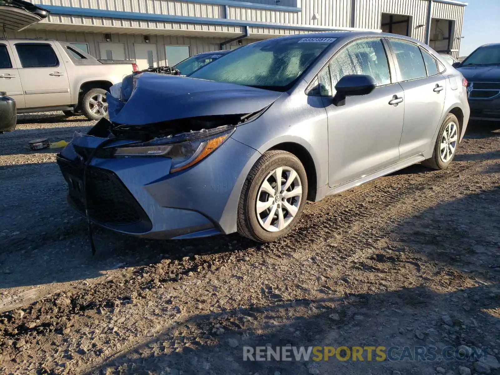 2 Photograph of a damaged car 5YFEPMAE3MP173610 TOYOTA COROLLA 2021