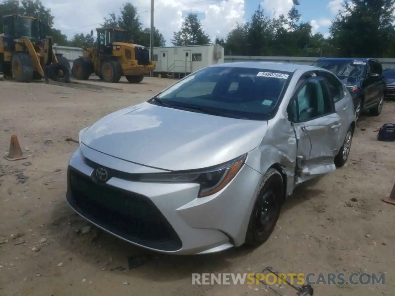 2 Photograph of a damaged car 5YFEPMAE3MP173848 TOYOTA COROLLA 2021