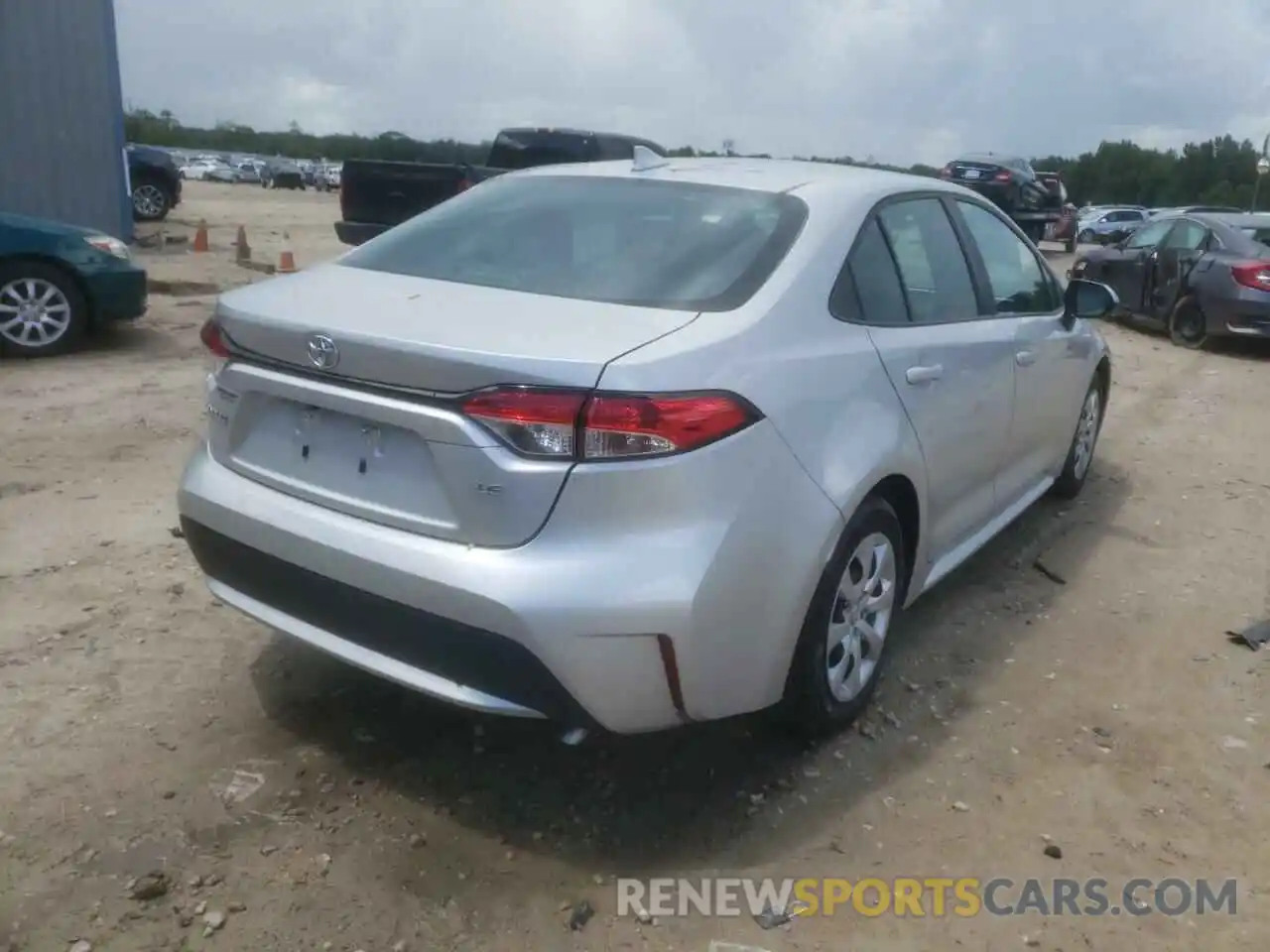 4 Photograph of a damaged car 5YFEPMAE3MP173848 TOYOTA COROLLA 2021