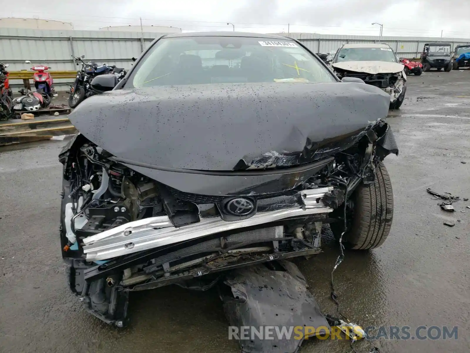 9 Photograph of a damaged car 5YFEPMAE3MP173946 TOYOTA COROLLA 2021