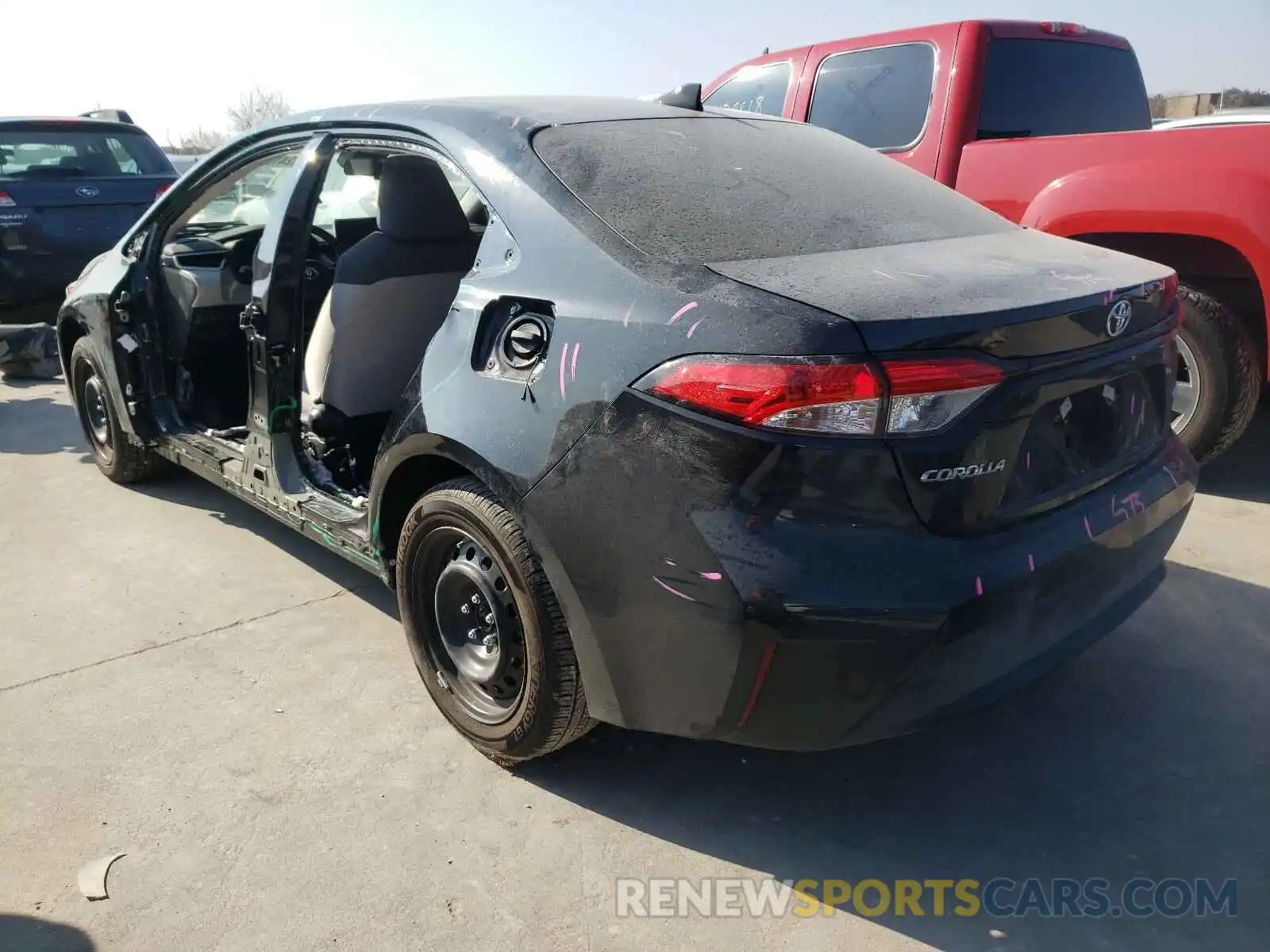 3 Photograph of a damaged car 5YFEPMAE3MP174028 TOYOTA COROLLA 2021