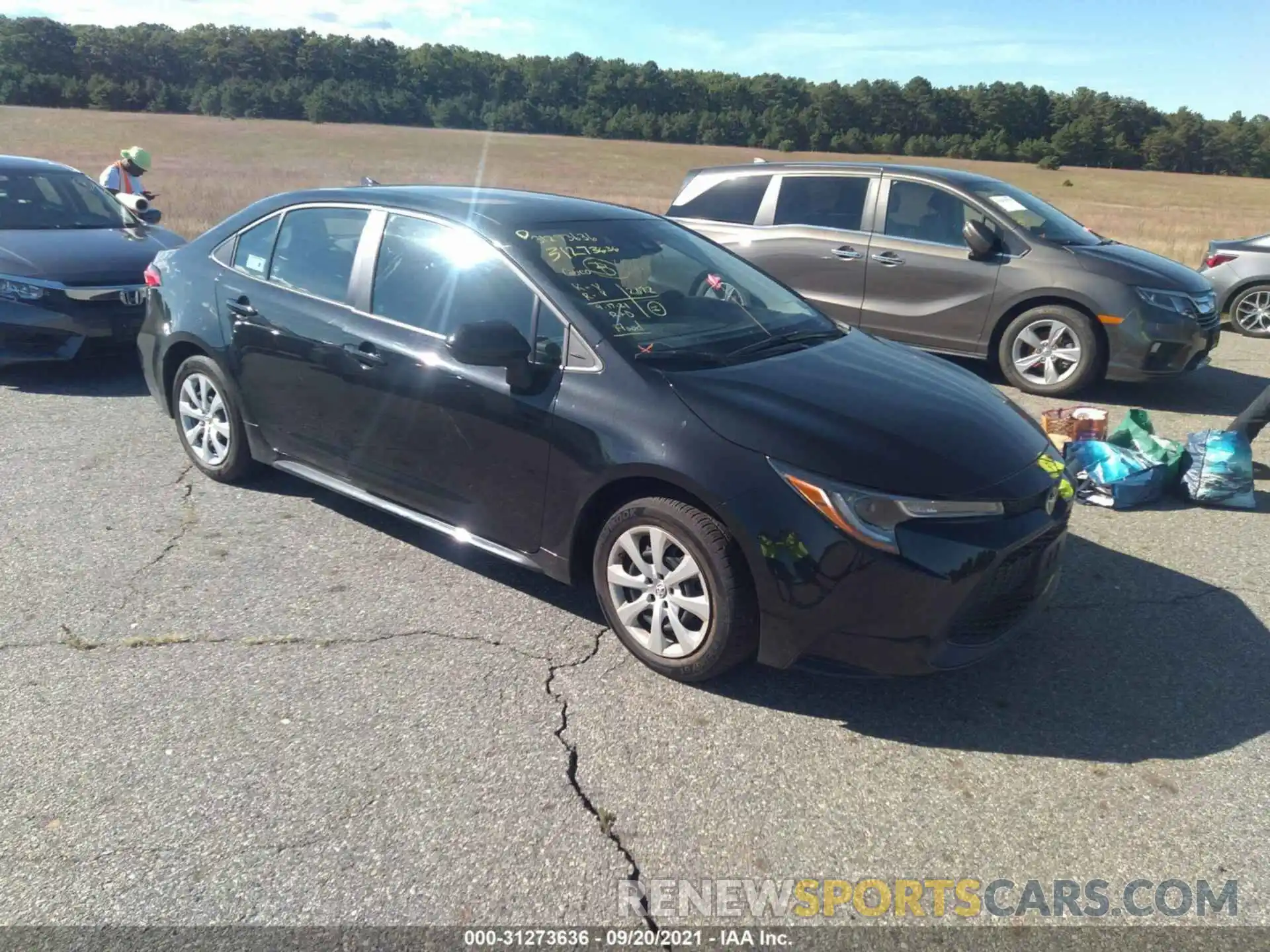 1 Photograph of a damaged car 5YFEPMAE3MP174708 TOYOTA COROLLA 2021