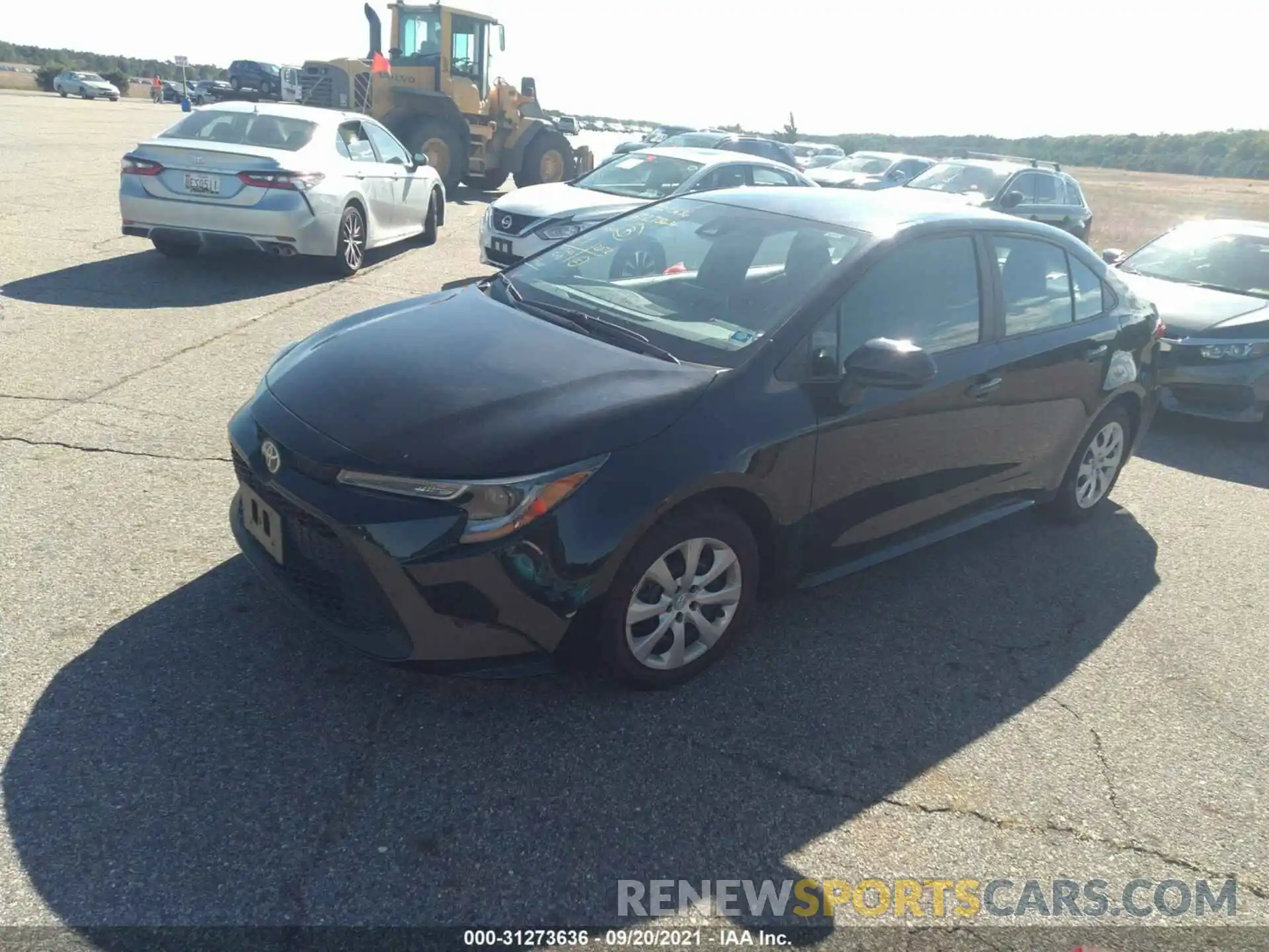 2 Photograph of a damaged car 5YFEPMAE3MP174708 TOYOTA COROLLA 2021