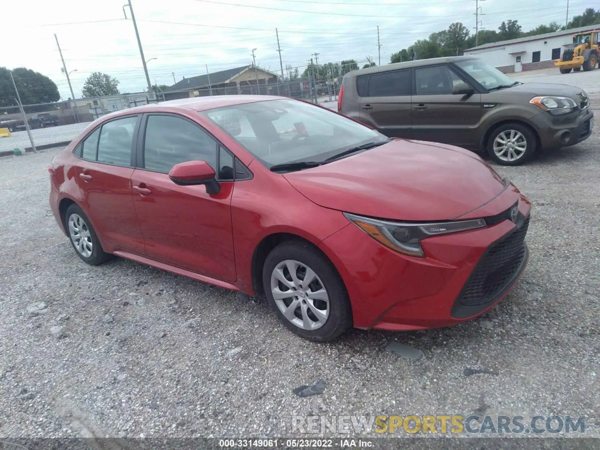 1 Photograph of a damaged car 5YFEPMAE3MP176166 TOYOTA COROLLA 2021