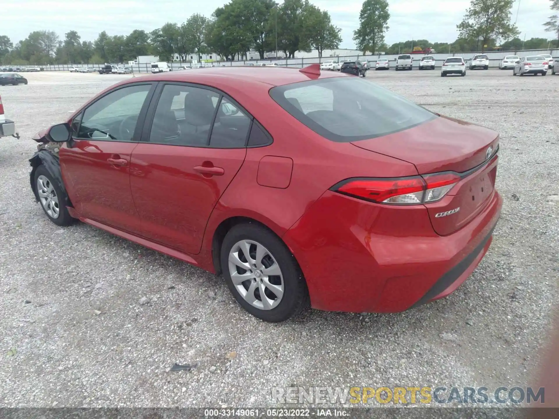 3 Photograph of a damaged car 5YFEPMAE3MP176166 TOYOTA COROLLA 2021