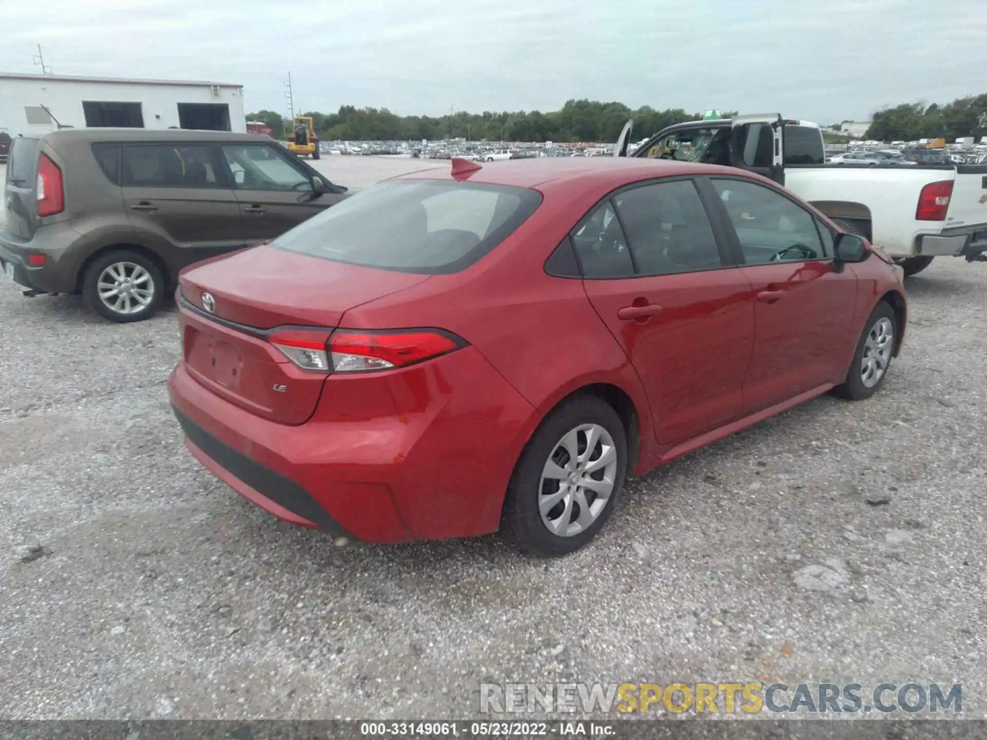 4 Photograph of a damaged car 5YFEPMAE3MP176166 TOYOTA COROLLA 2021