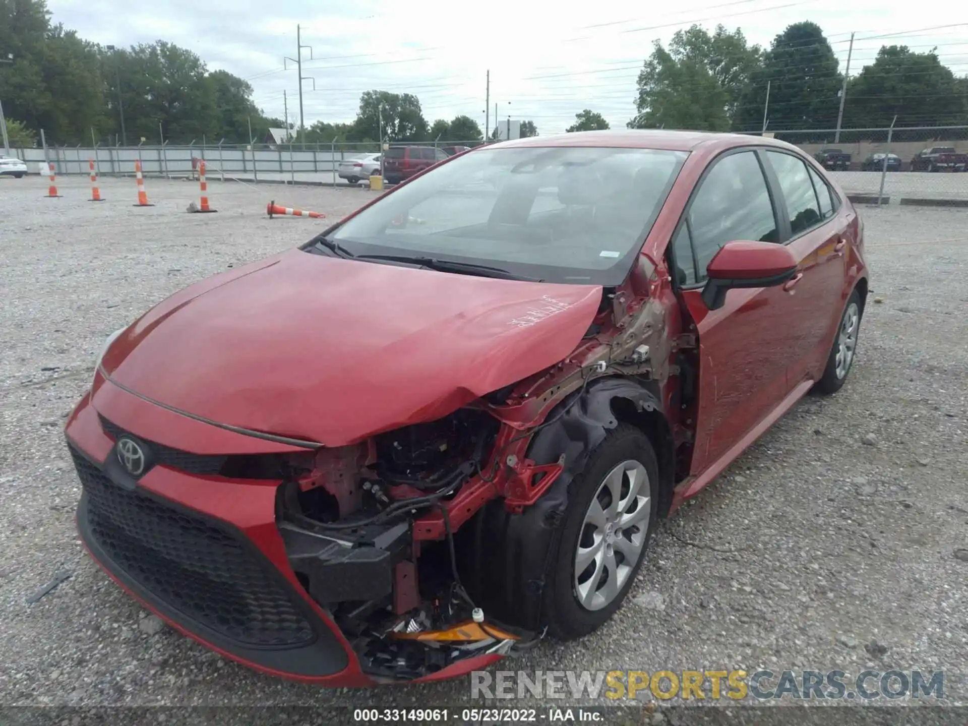 6 Photograph of a damaged car 5YFEPMAE3MP176166 TOYOTA COROLLA 2021