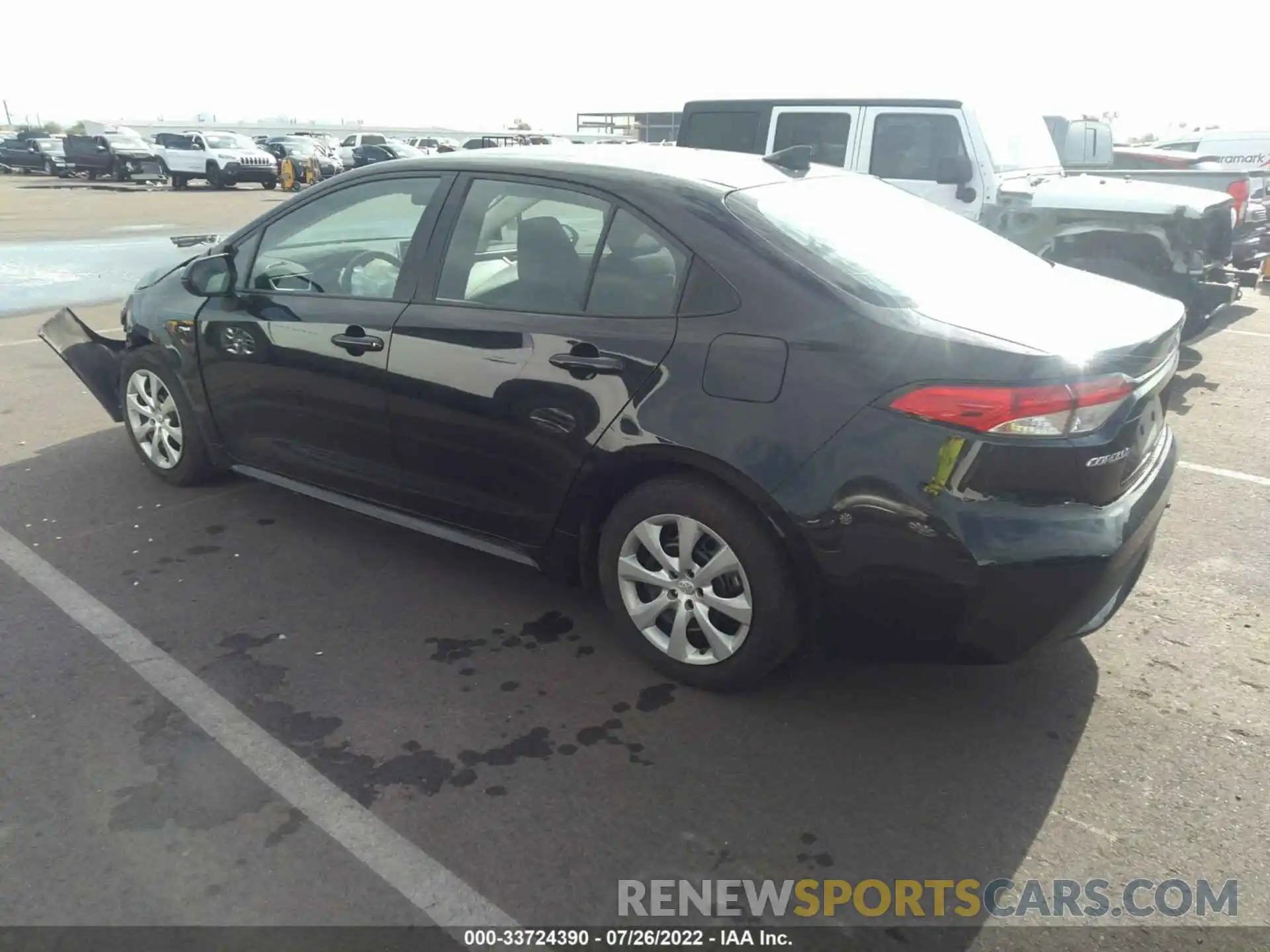 3 Photograph of a damaged car 5YFEPMAE3MP176572 TOYOTA COROLLA 2021