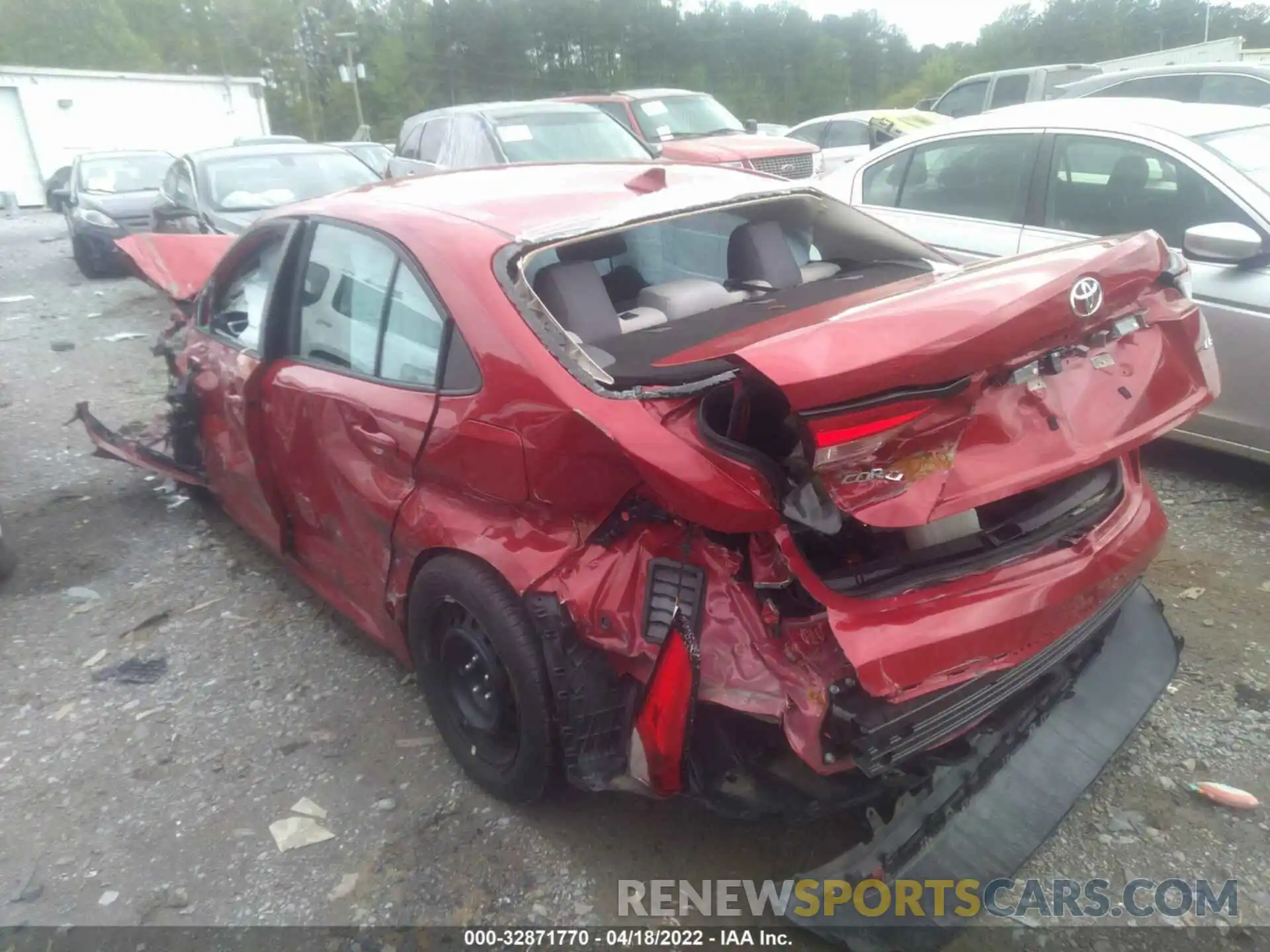 3 Photograph of a damaged car 5YFEPMAE3MP178869 TOYOTA COROLLA 2021