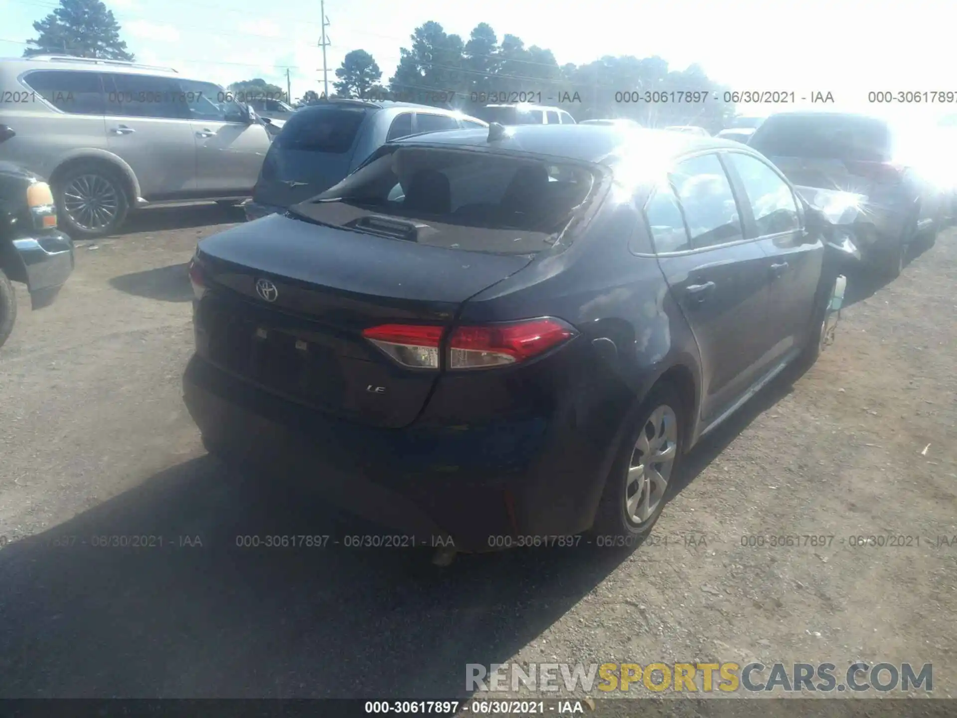 4 Photograph of a damaged car 5YFEPMAE3MP179519 TOYOTA COROLLA 2021