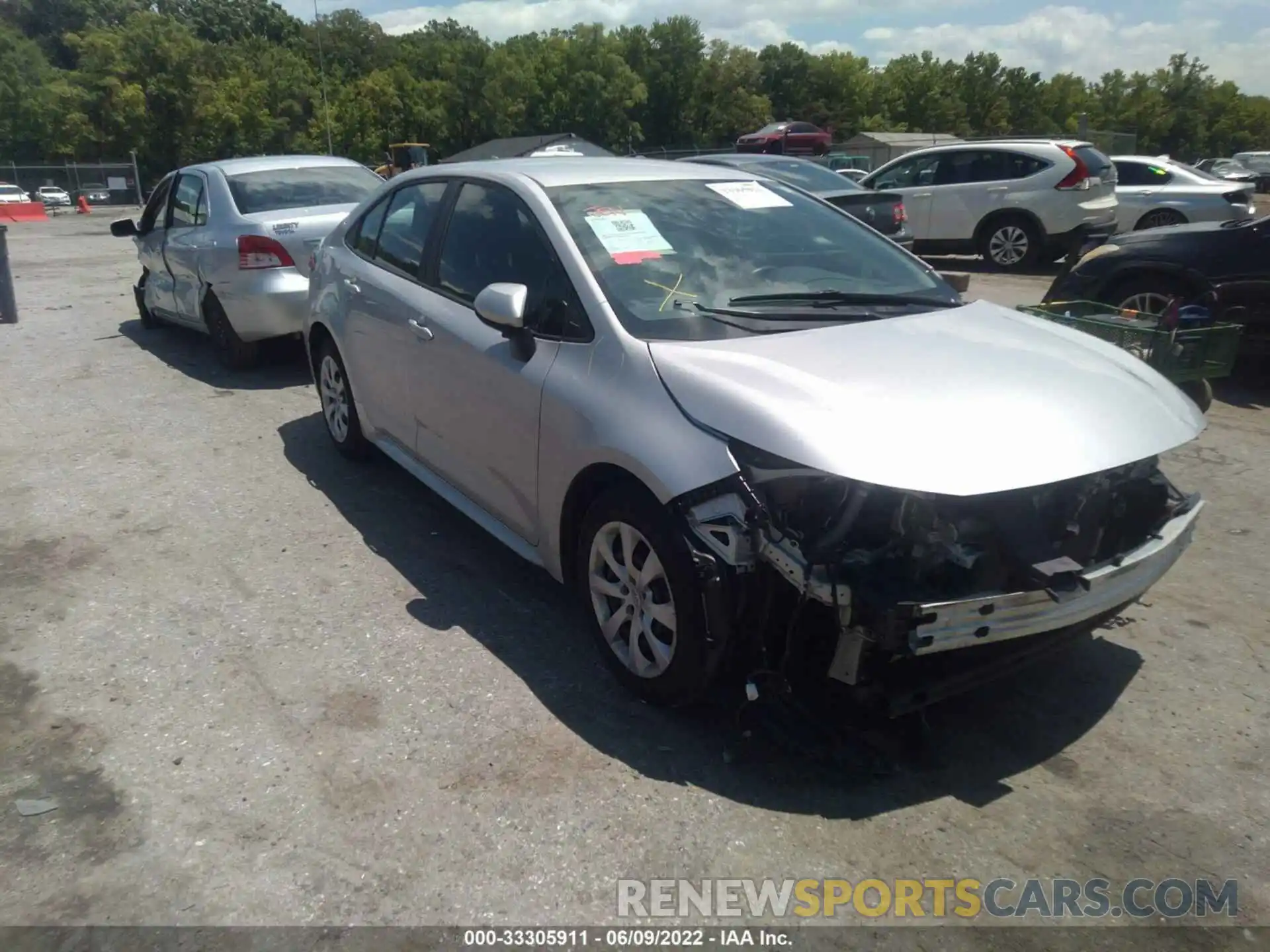 1 Photograph of a damaged car 5YFEPMAE3MP179567 TOYOTA COROLLA 2021