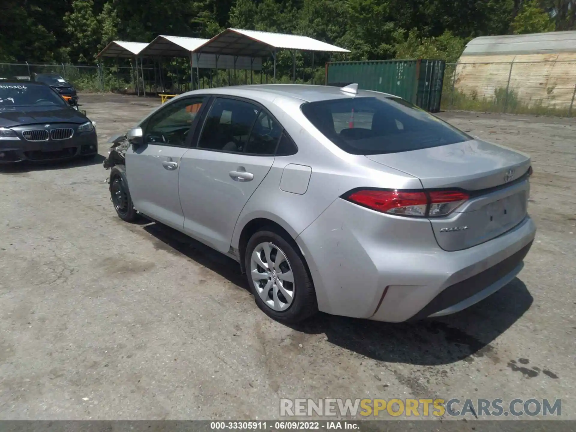 3 Photograph of a damaged car 5YFEPMAE3MP179567 TOYOTA COROLLA 2021