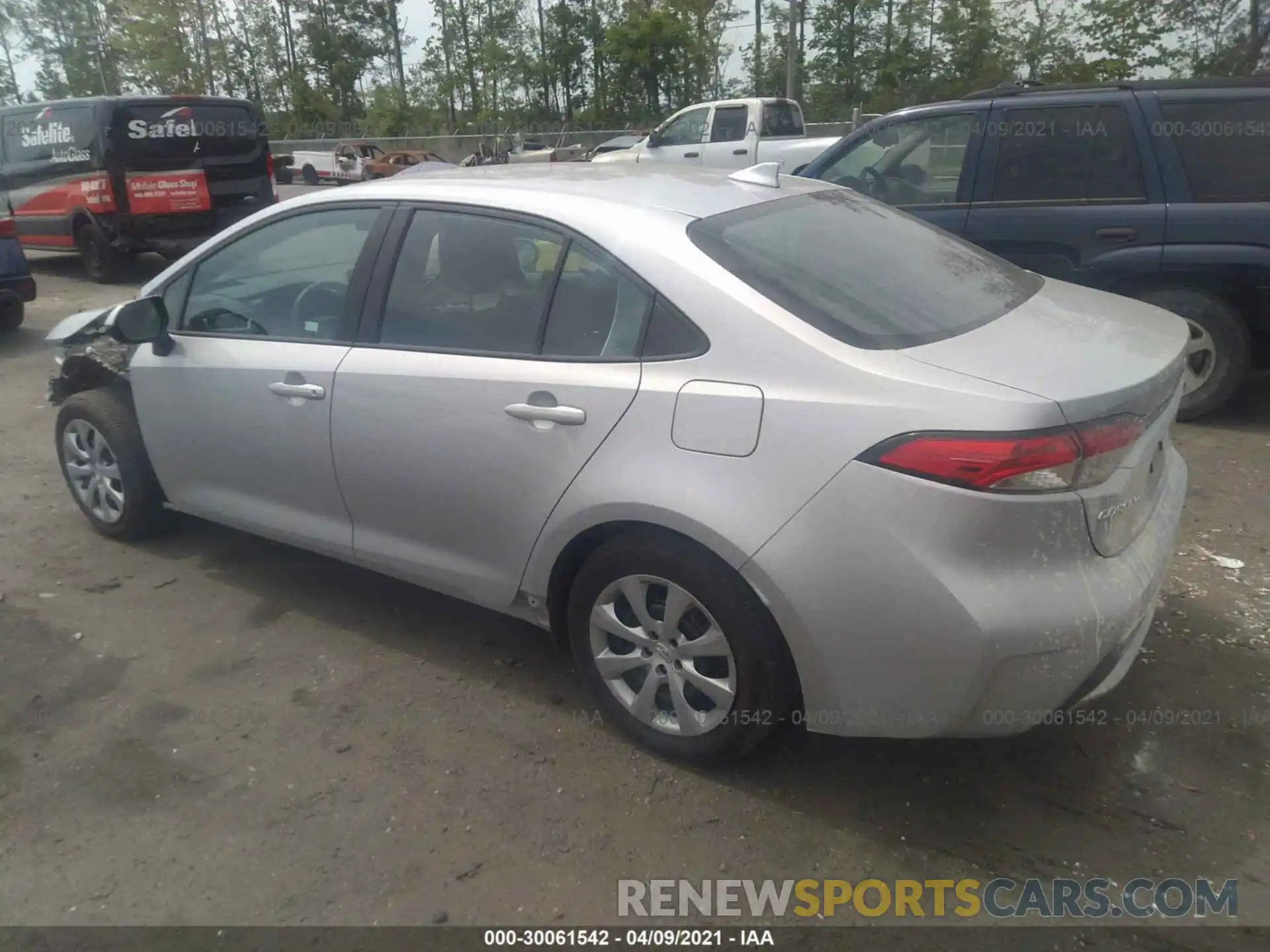 3 Photograph of a damaged car 5YFEPMAE3MP180007 TOYOTA COROLLA 2021