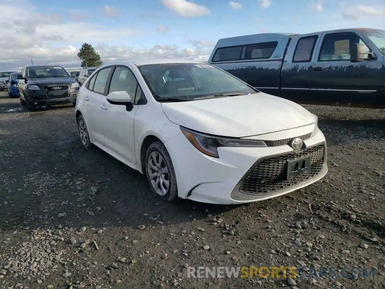 1 Photograph of a damaged car 5YFEPMAE3MP180248 TOYOTA COROLLA 2021