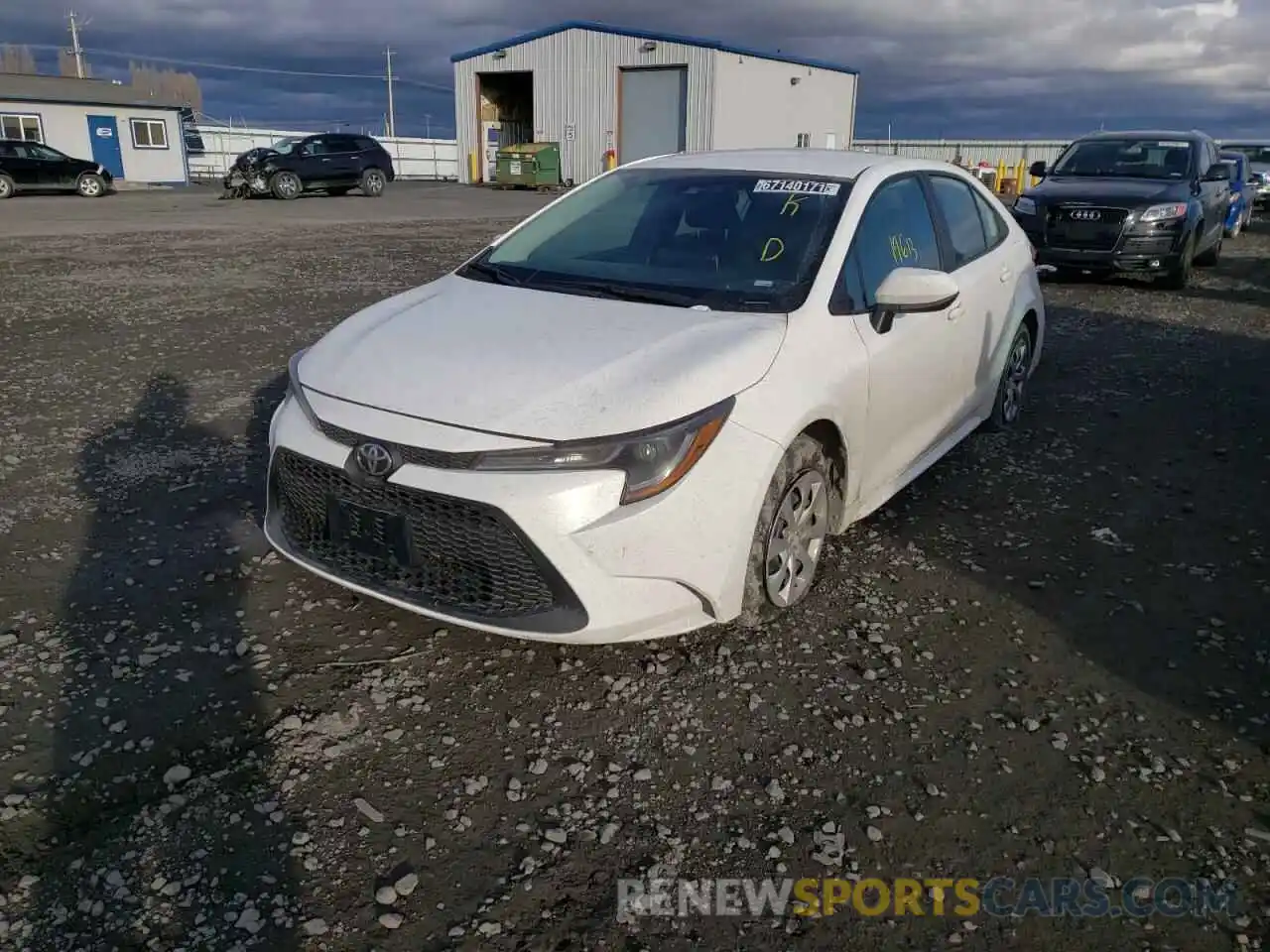 2 Photograph of a damaged car 5YFEPMAE3MP180248 TOYOTA COROLLA 2021