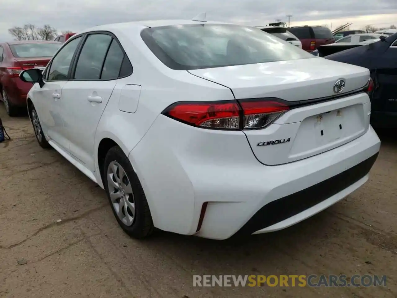 3 Photograph of a damaged car 5YFEPMAE3MP180265 TOYOTA COROLLA 2021