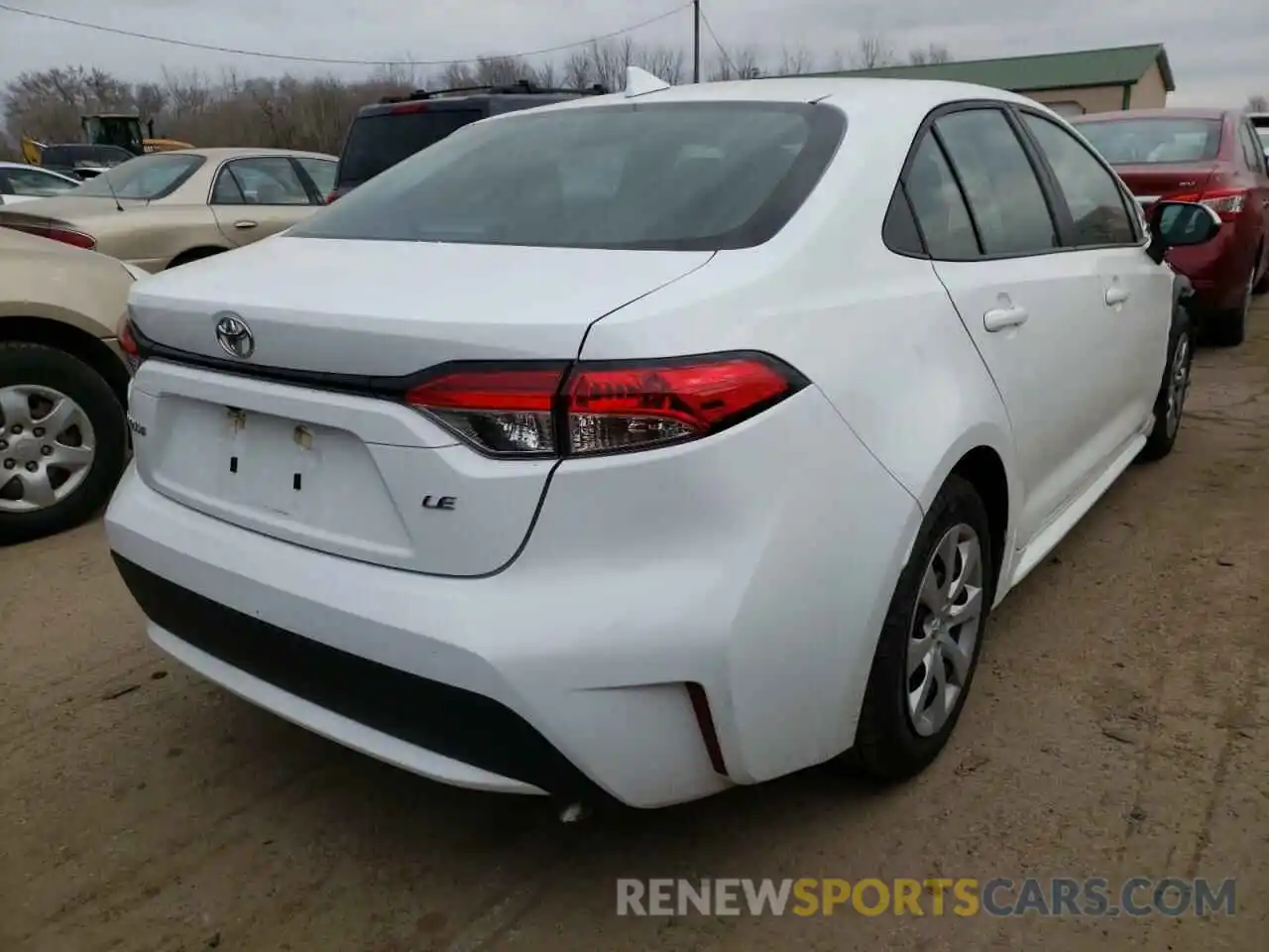 4 Photograph of a damaged car 5YFEPMAE3MP180265 TOYOTA COROLLA 2021