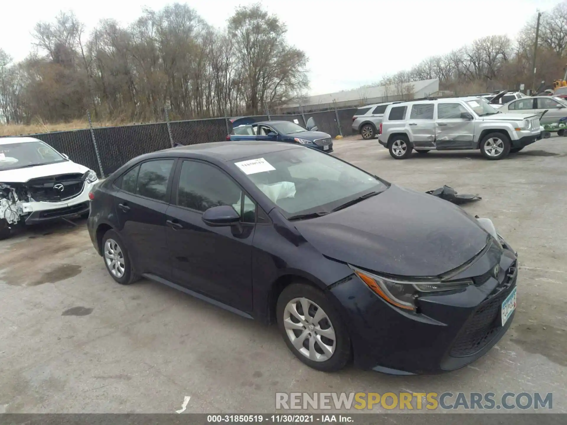 1 Photograph of a damaged car 5YFEPMAE3MP180511 TOYOTA COROLLA 2021