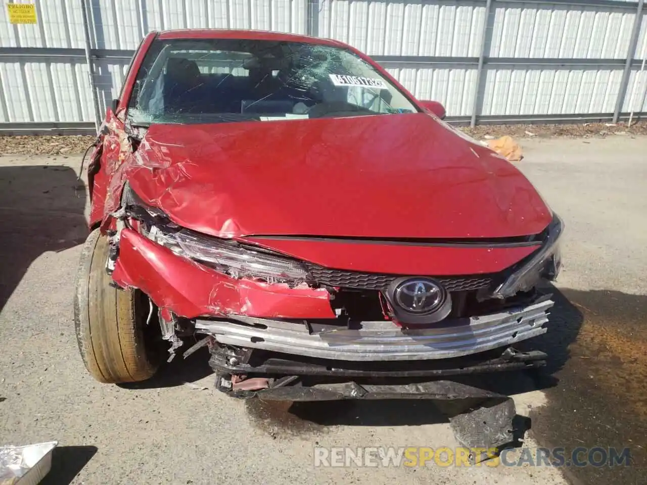 7 Photograph of a damaged car 5YFEPMAE3MP181013 TOYOTA COROLLA 2021