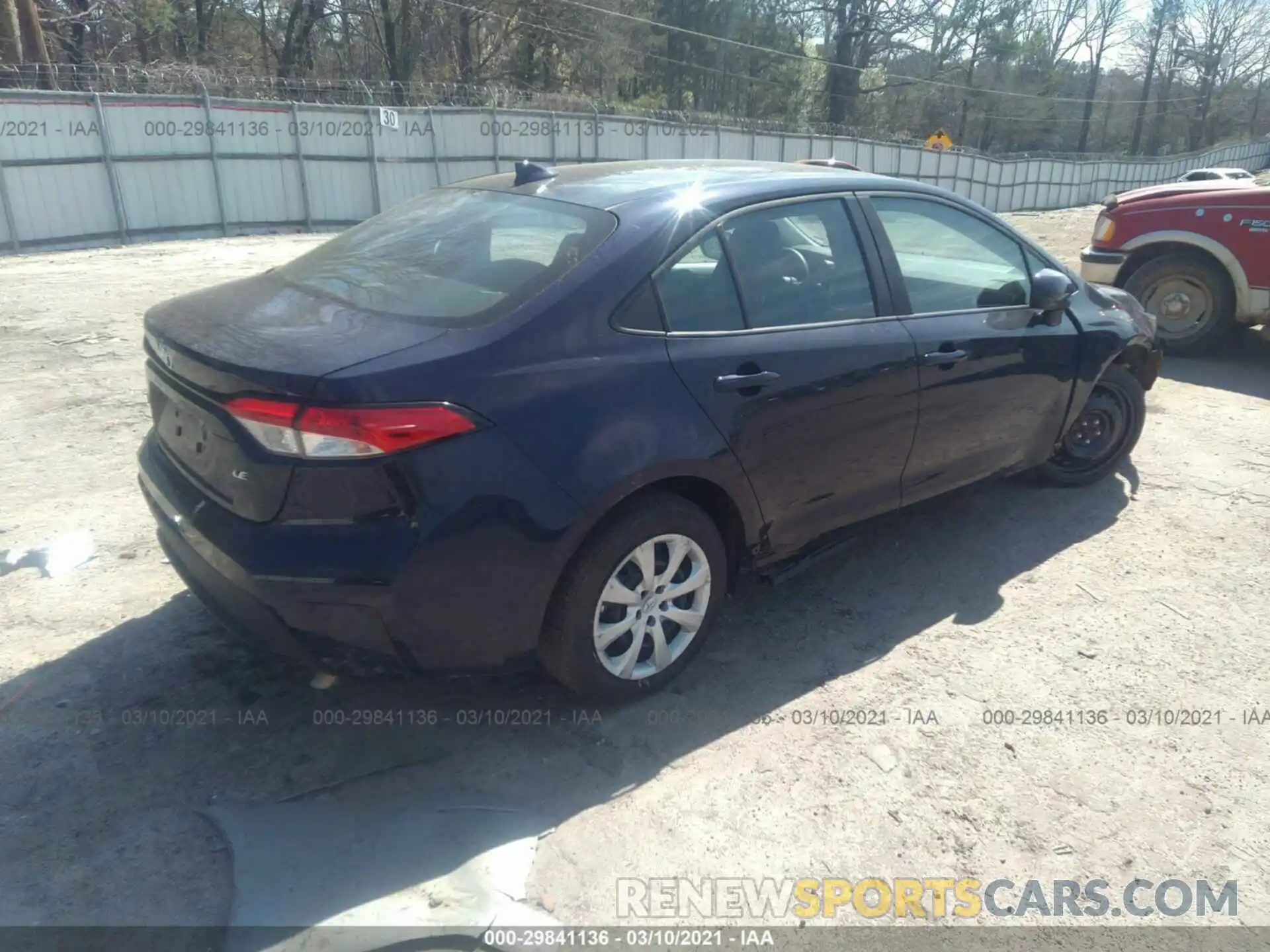 4 Photograph of a damaged car 5YFEPMAE3MP181917 TOYOTA COROLLA 2021