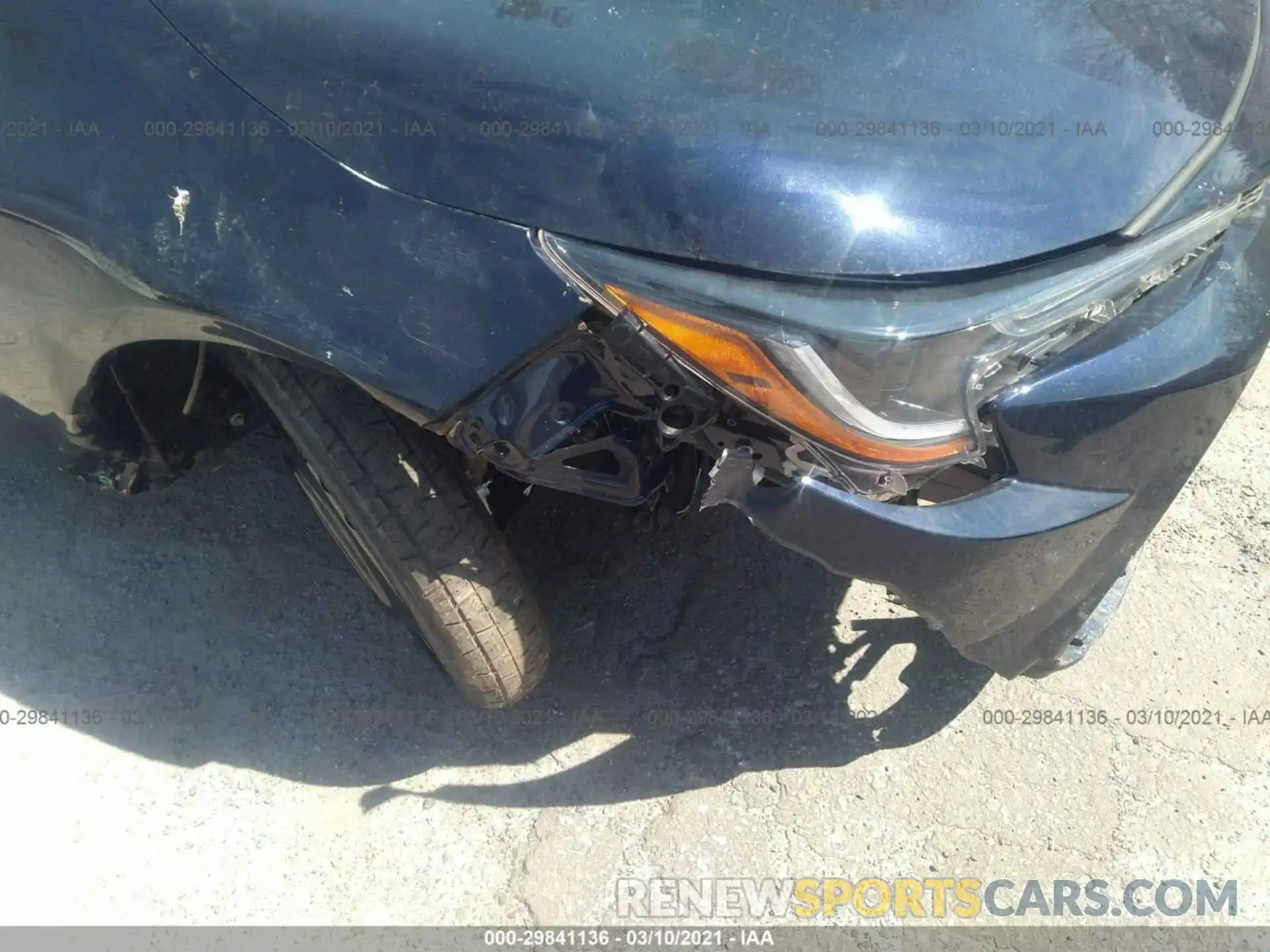 6 Photograph of a damaged car 5YFEPMAE3MP181917 TOYOTA COROLLA 2021