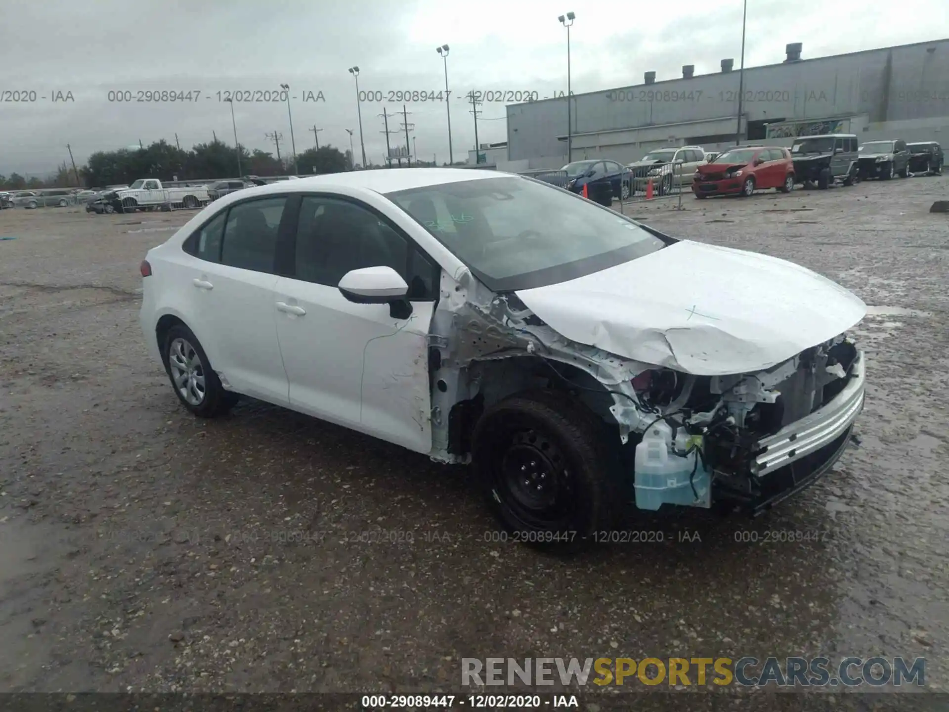 1 Photograph of a damaged car 5YFEPMAE3MP182582 TOYOTA COROLLA 2021