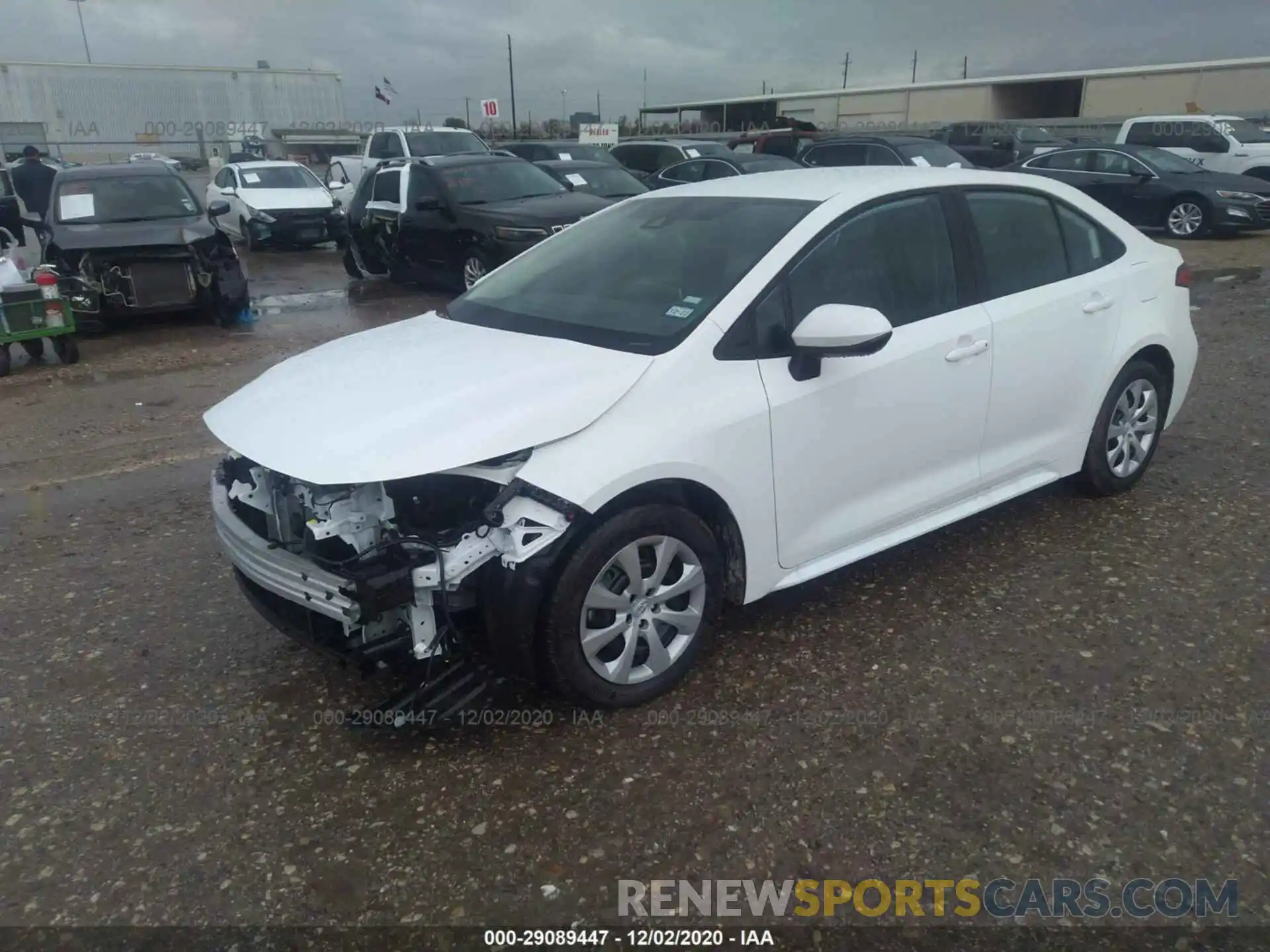 2 Photograph of a damaged car 5YFEPMAE3MP182582 TOYOTA COROLLA 2021