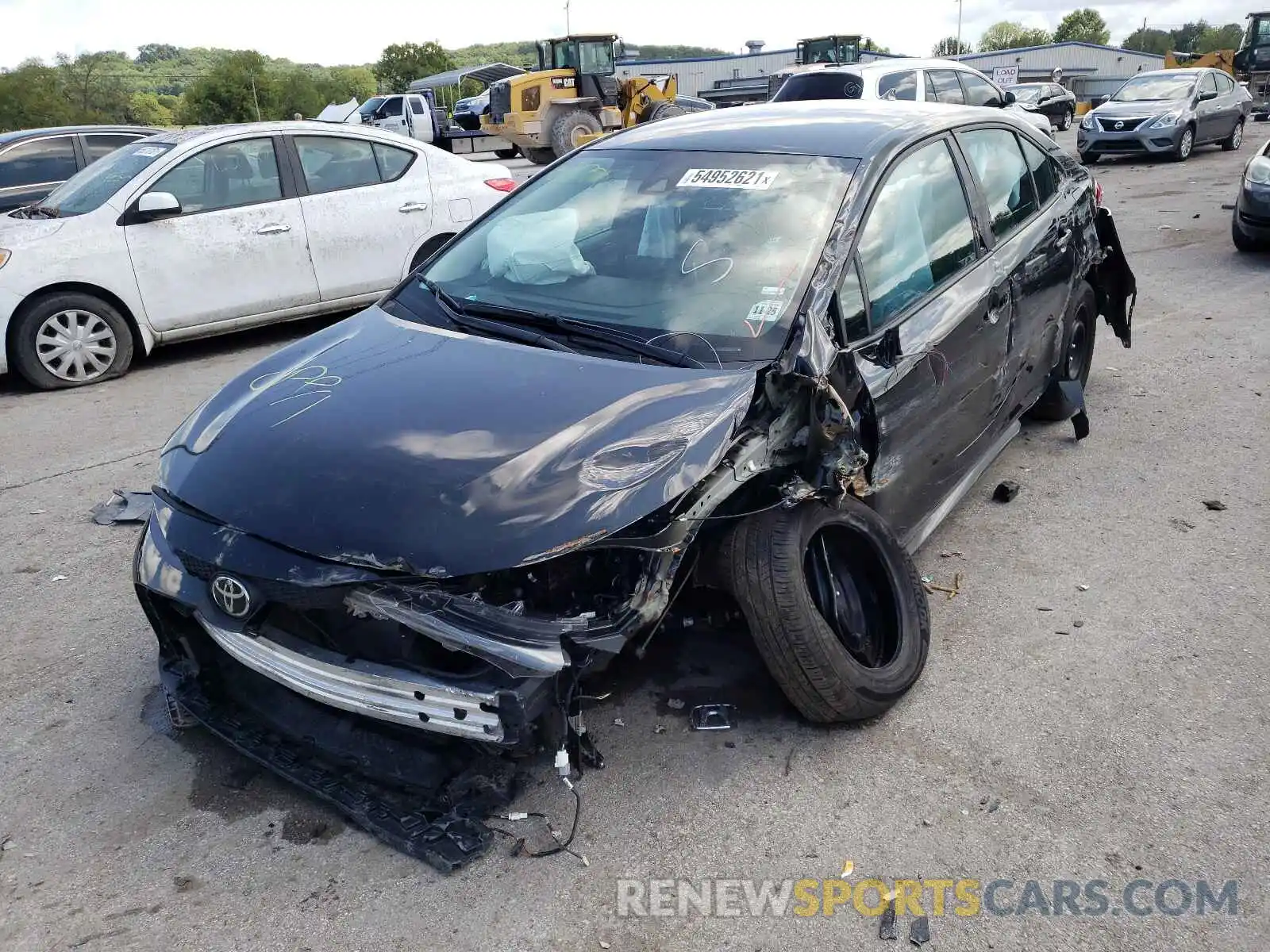 2 Photograph of a damaged car 5YFEPMAE3MP182873 TOYOTA COROLLA 2021