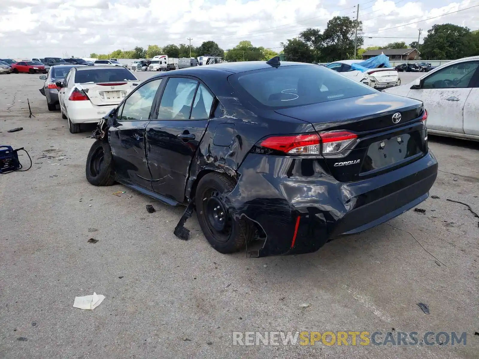 3 Photograph of a damaged car 5YFEPMAE3MP182873 TOYOTA COROLLA 2021