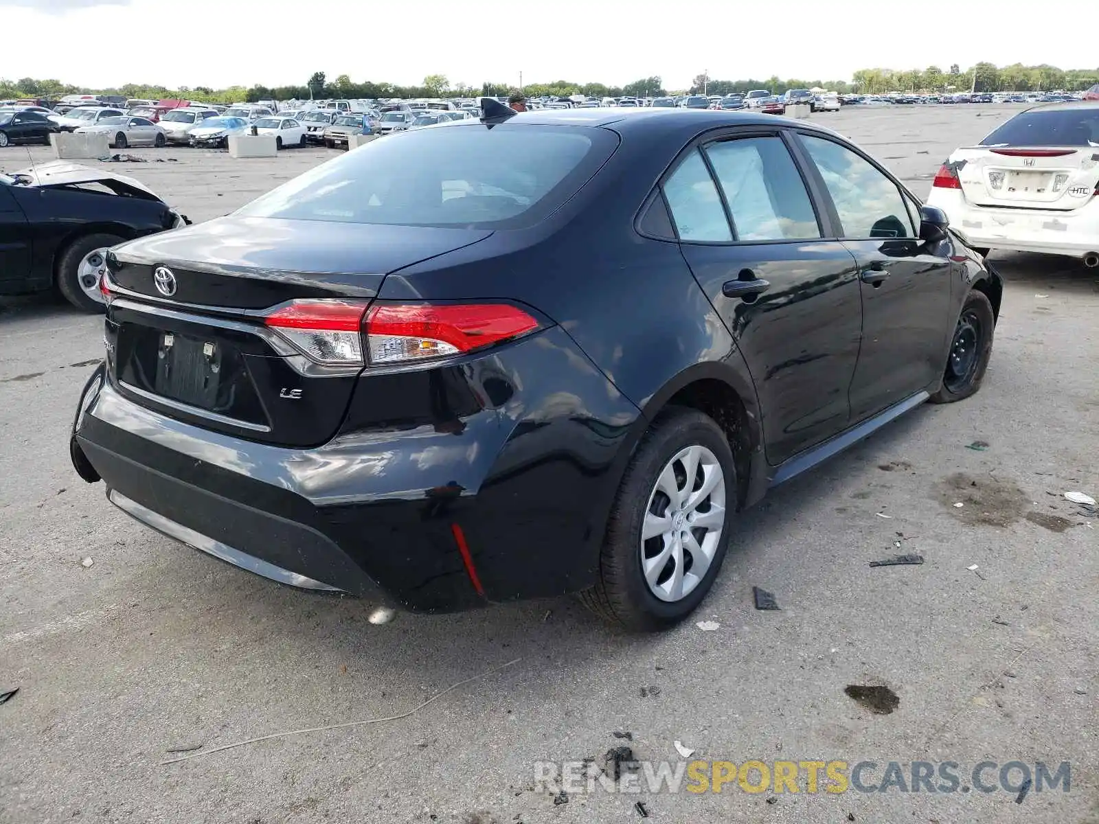 4 Photograph of a damaged car 5YFEPMAE3MP182873 TOYOTA COROLLA 2021