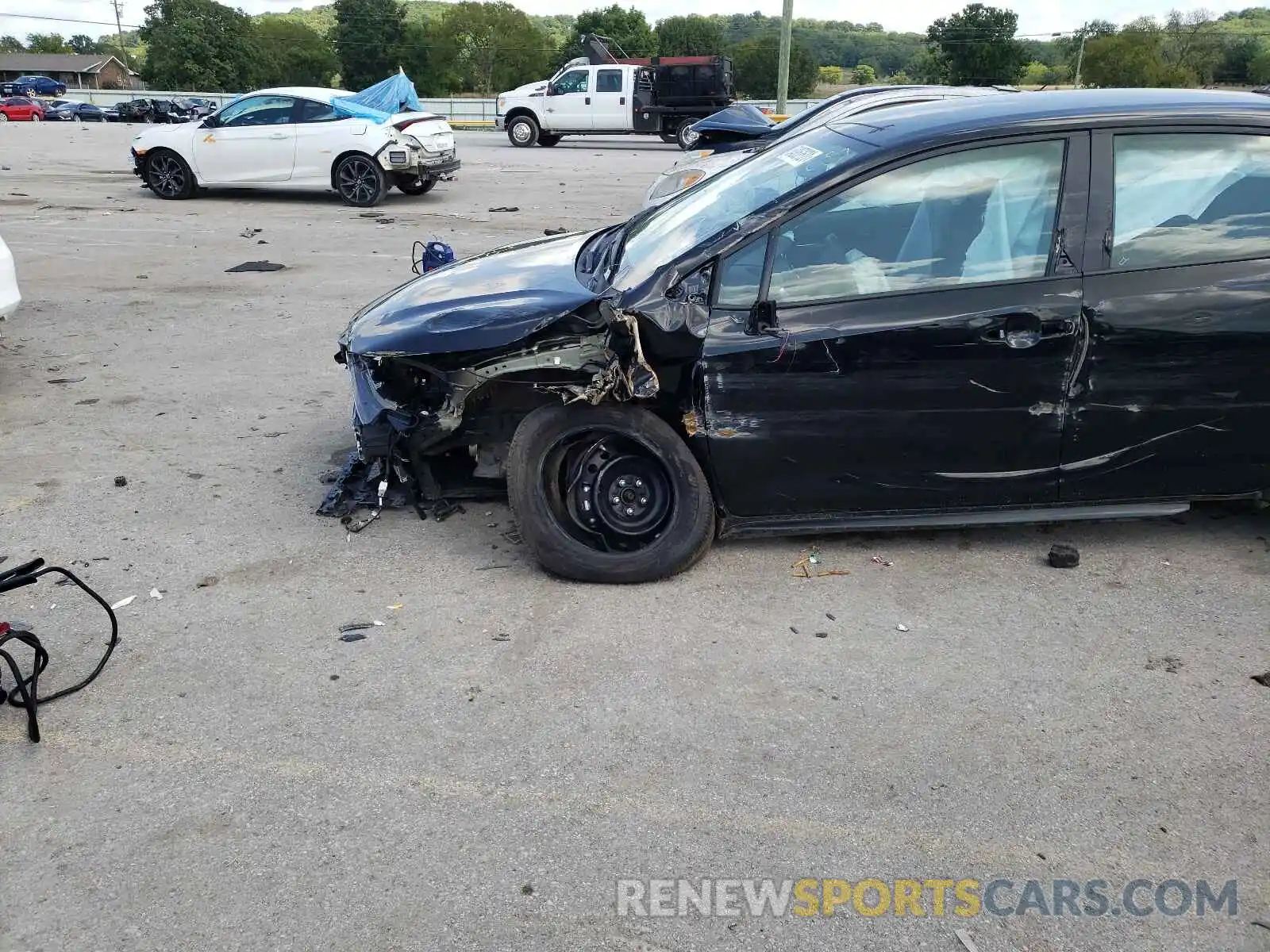 9 Photograph of a damaged car 5YFEPMAE3MP182873 TOYOTA COROLLA 2021