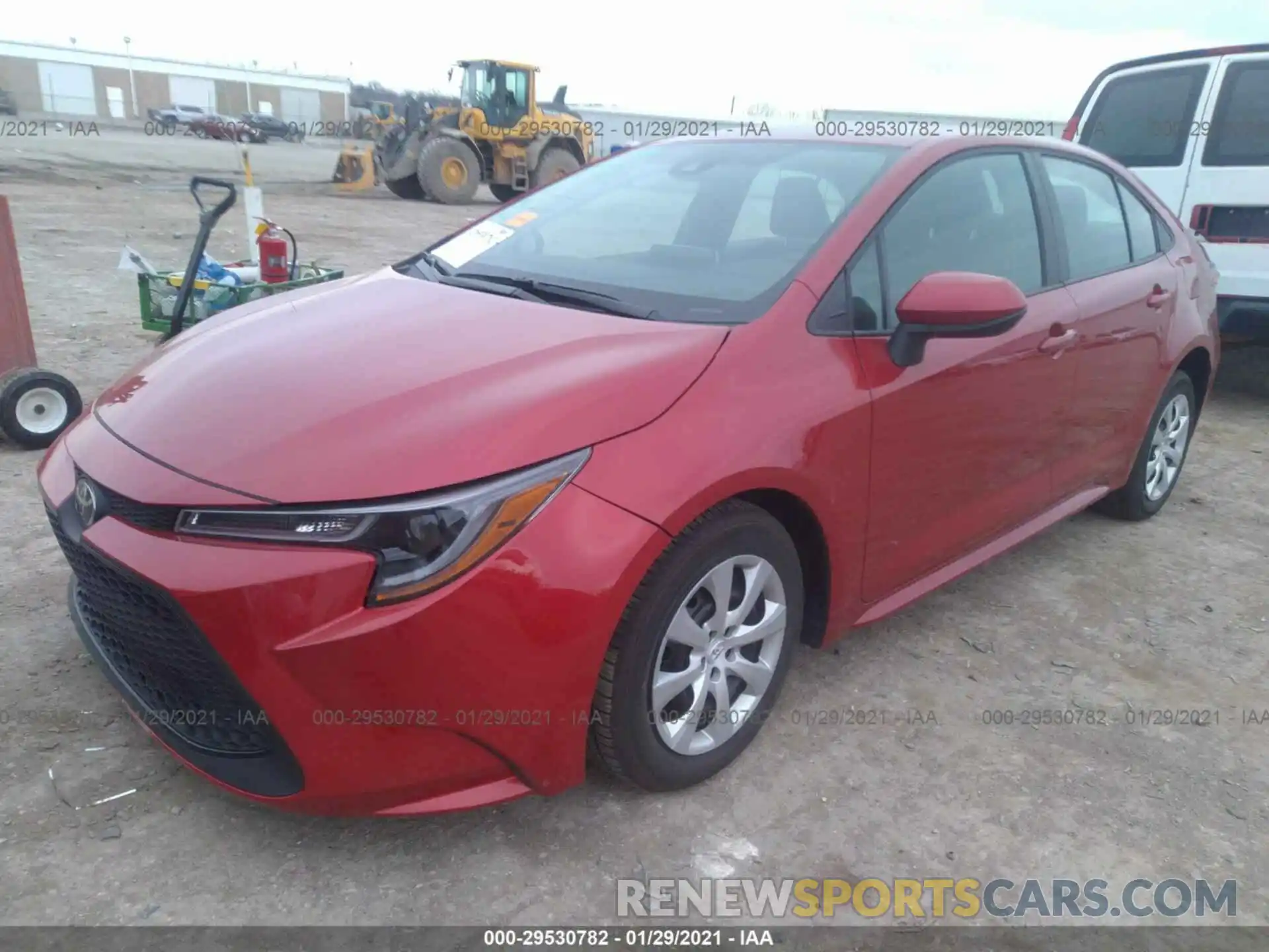 2 Photograph of a damaged car 5YFEPMAE3MP183120 TOYOTA COROLLA 2021