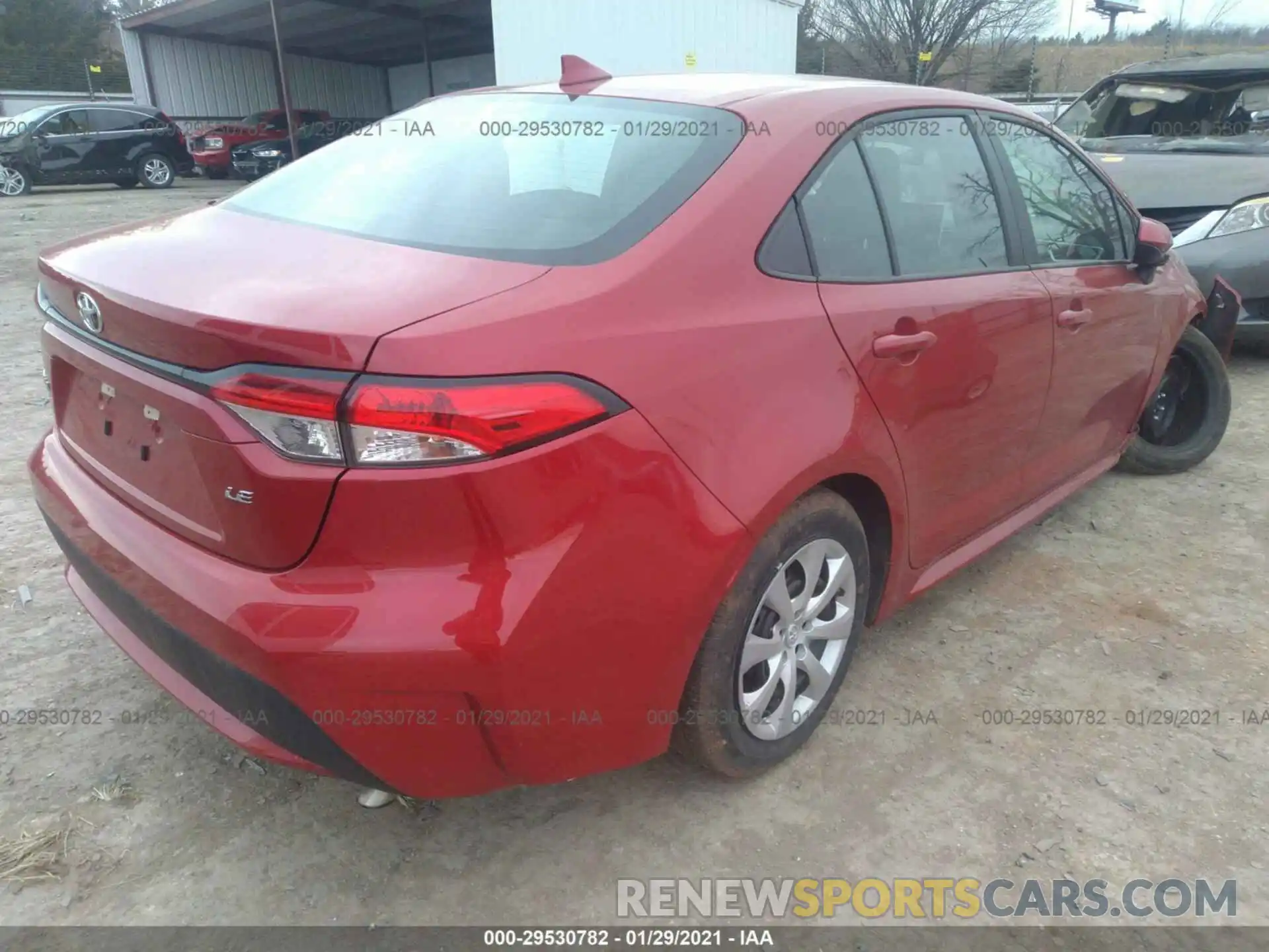 4 Photograph of a damaged car 5YFEPMAE3MP183120 TOYOTA COROLLA 2021