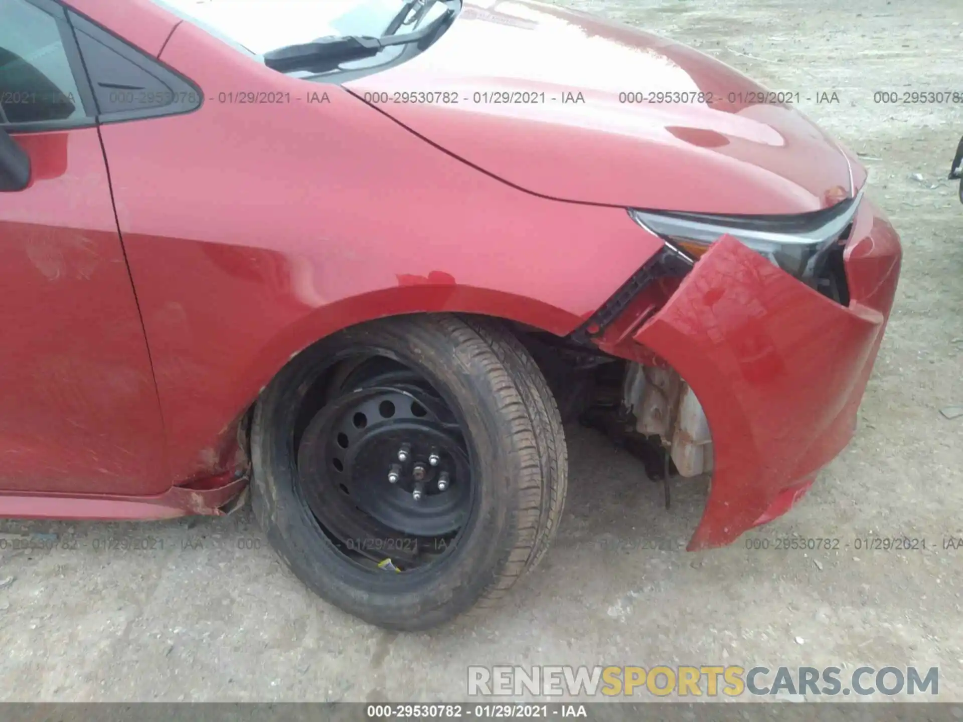 6 Photograph of a damaged car 5YFEPMAE3MP183120 TOYOTA COROLLA 2021