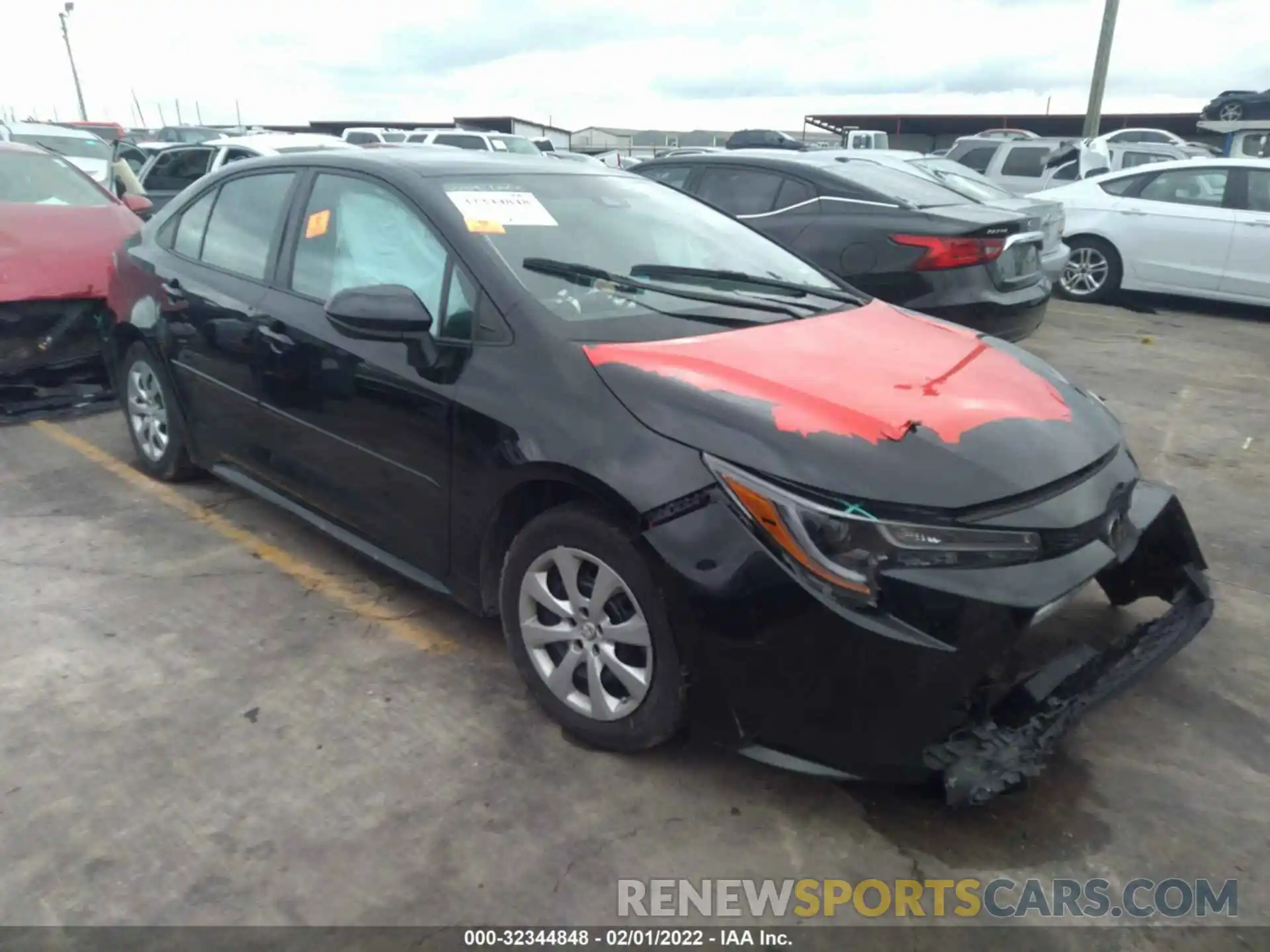 1 Photograph of a damaged car 5YFEPMAE3MP183456 TOYOTA COROLLA 2021