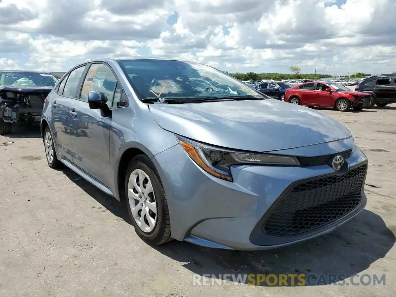 1 Photograph of a damaged car 5YFEPMAE3MP183523 TOYOTA COROLLA 2021