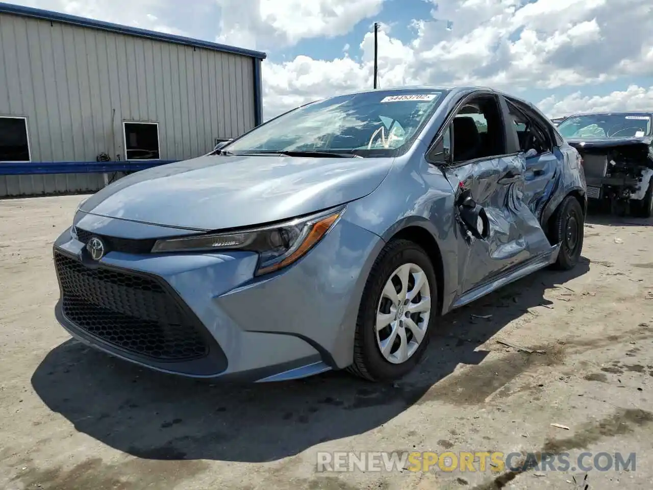 2 Photograph of a damaged car 5YFEPMAE3MP183523 TOYOTA COROLLA 2021