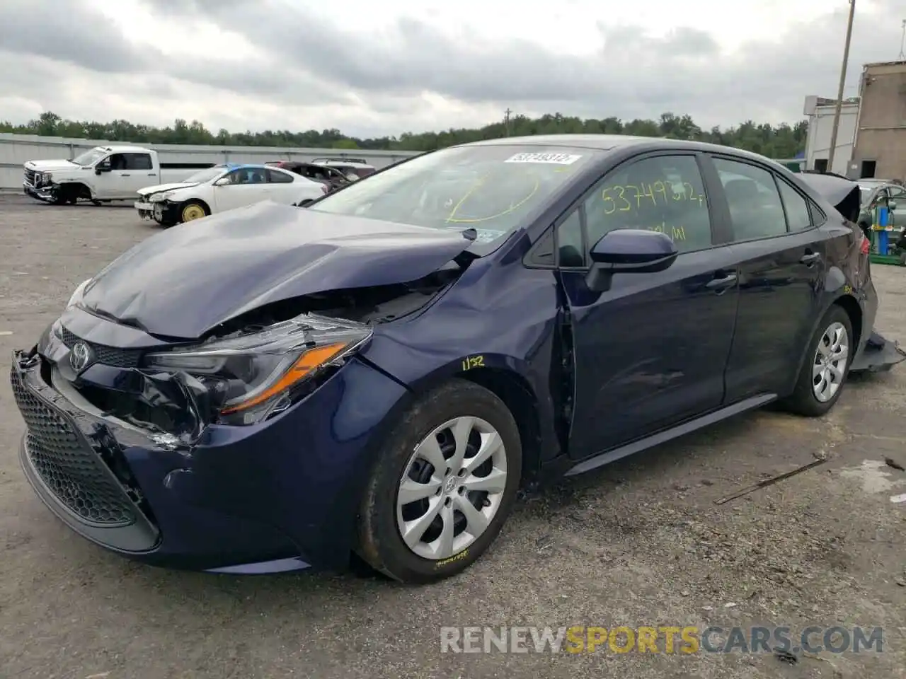 2 Photograph of a damaged car 5YFEPMAE3MP183781 TOYOTA COROLLA 2021