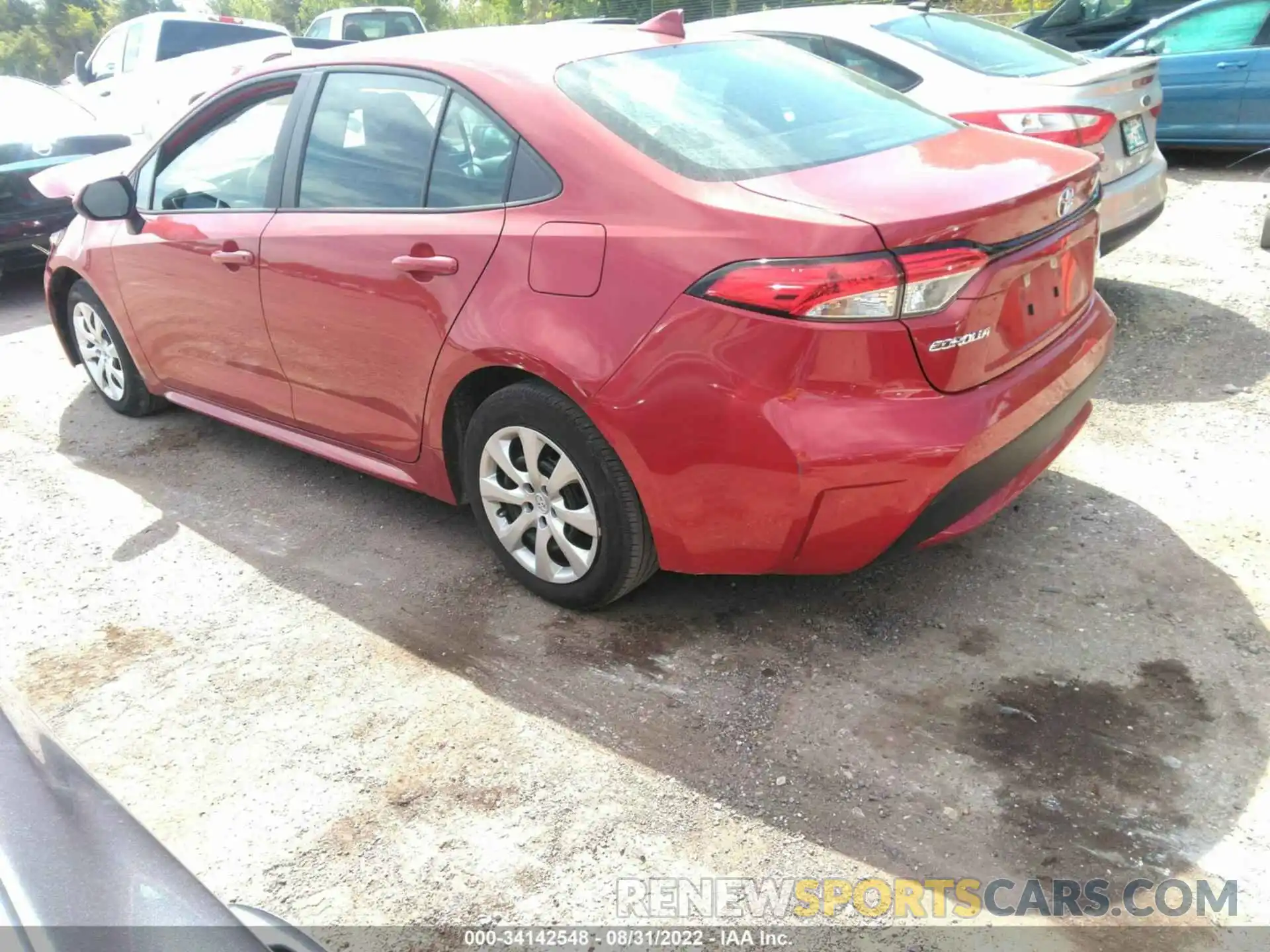 3 Photograph of a damaged car 5YFEPMAE3MP184414 TOYOTA COROLLA 2021