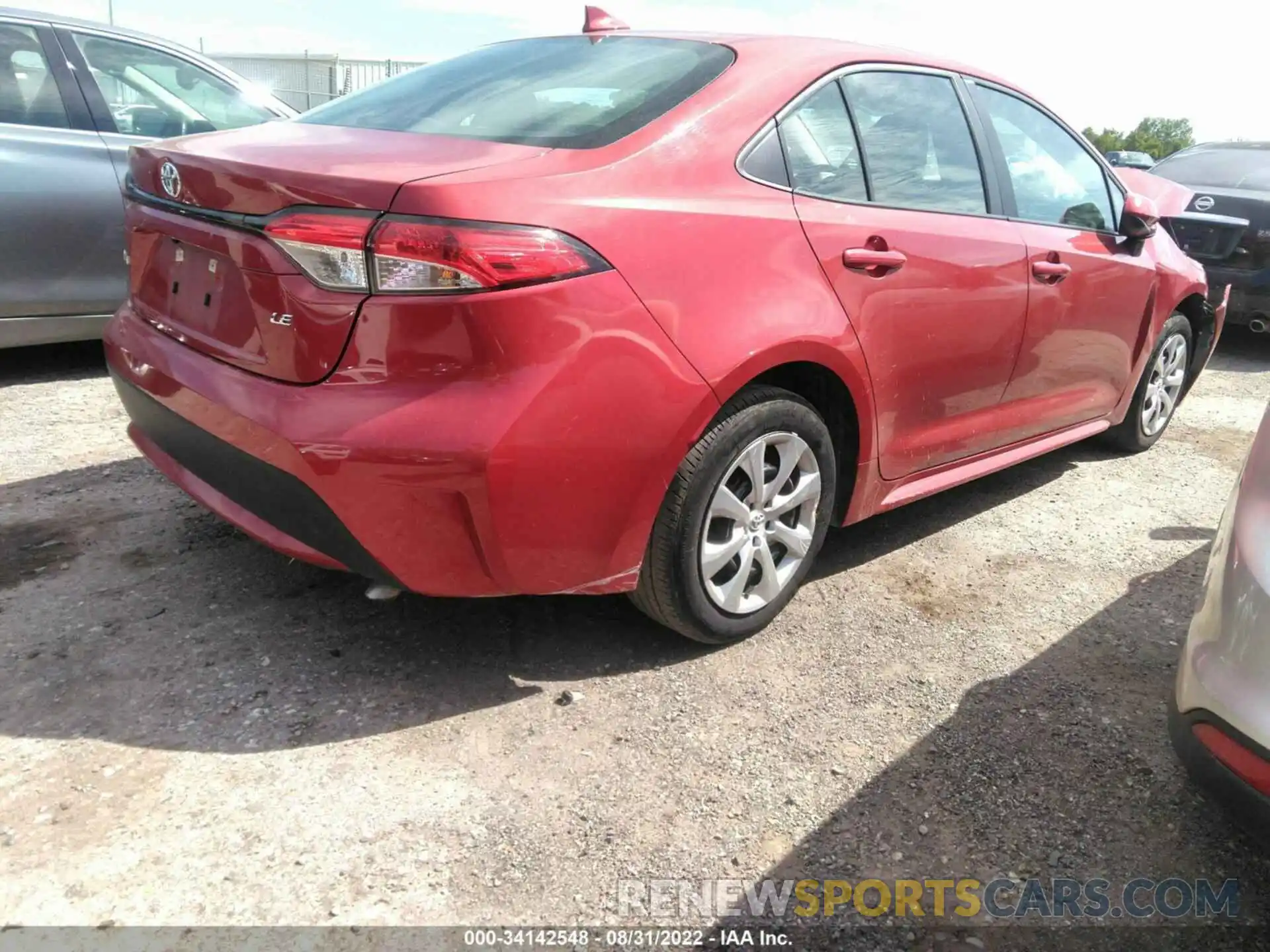 4 Photograph of a damaged car 5YFEPMAE3MP184414 TOYOTA COROLLA 2021