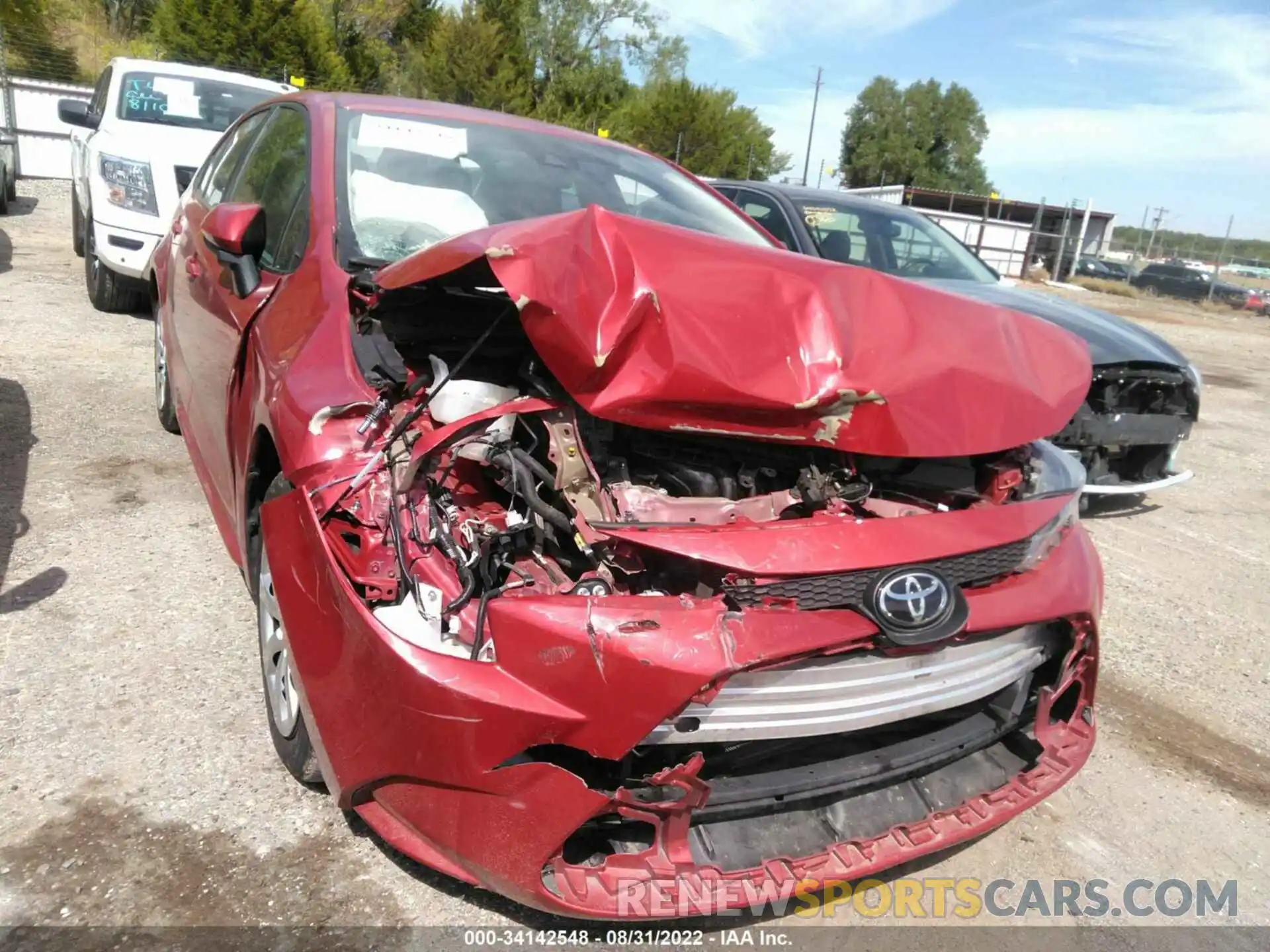 6 Photograph of a damaged car 5YFEPMAE3MP184414 TOYOTA COROLLA 2021